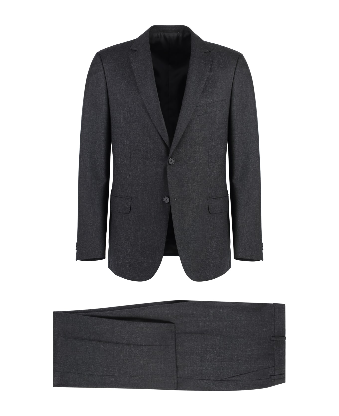 Z Zegna Wool Two-pieces Suit - grey