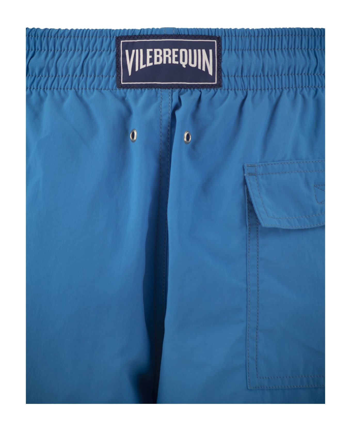 Vilebrequin Water-reactive Sea Shorts With Stars - Light Blue