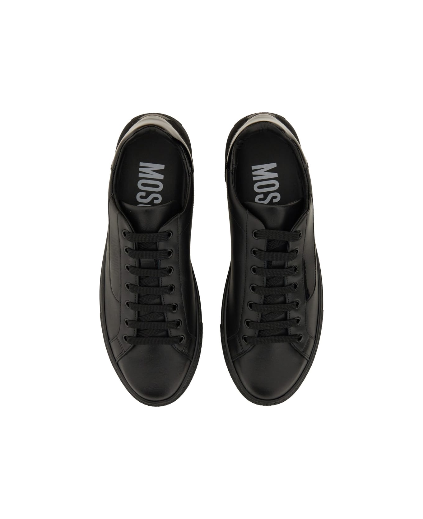Moschino Sneaker With Logo - BLACK
