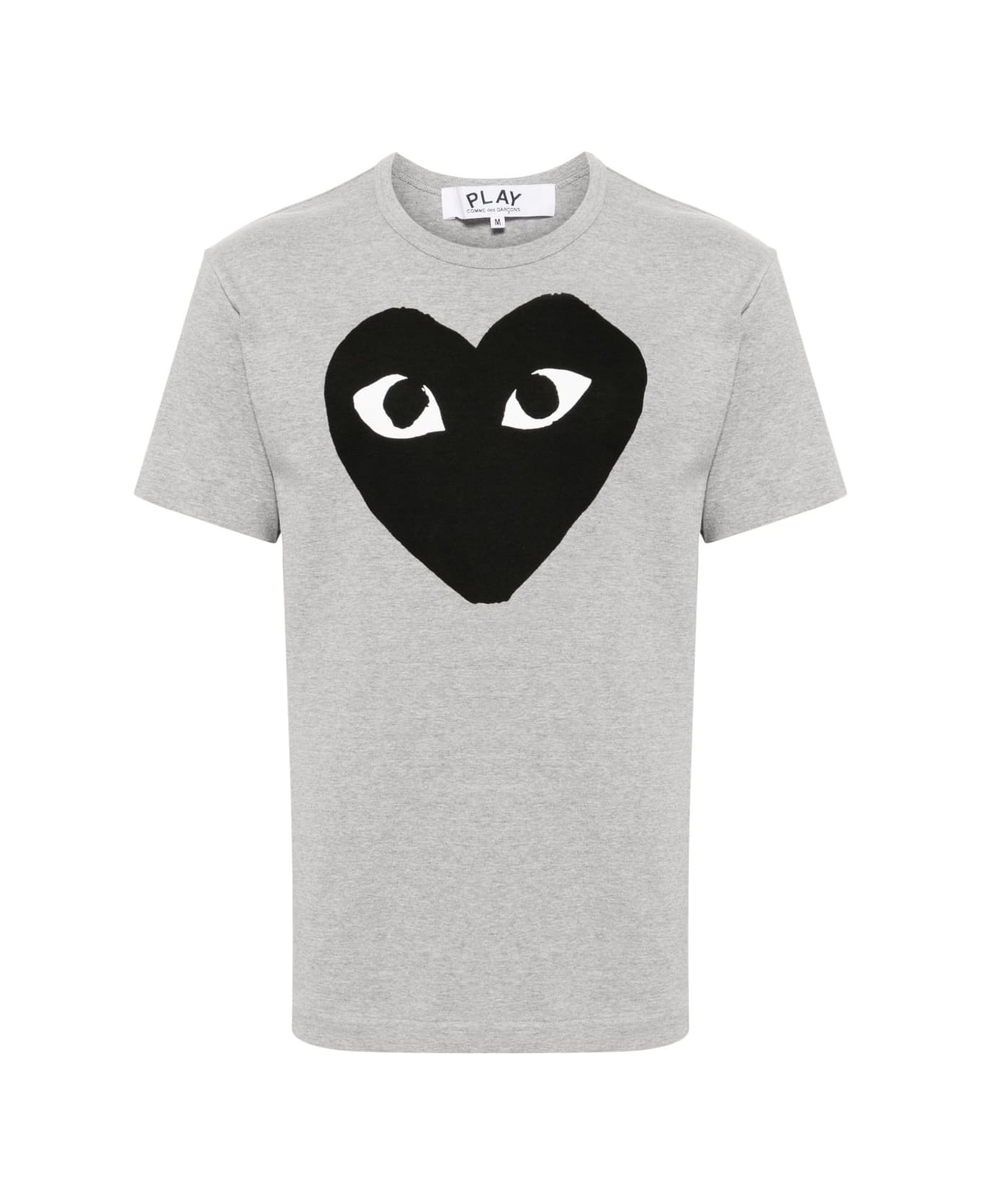 Comme des Garçons Black Heart Cotton T-shirt - Grey