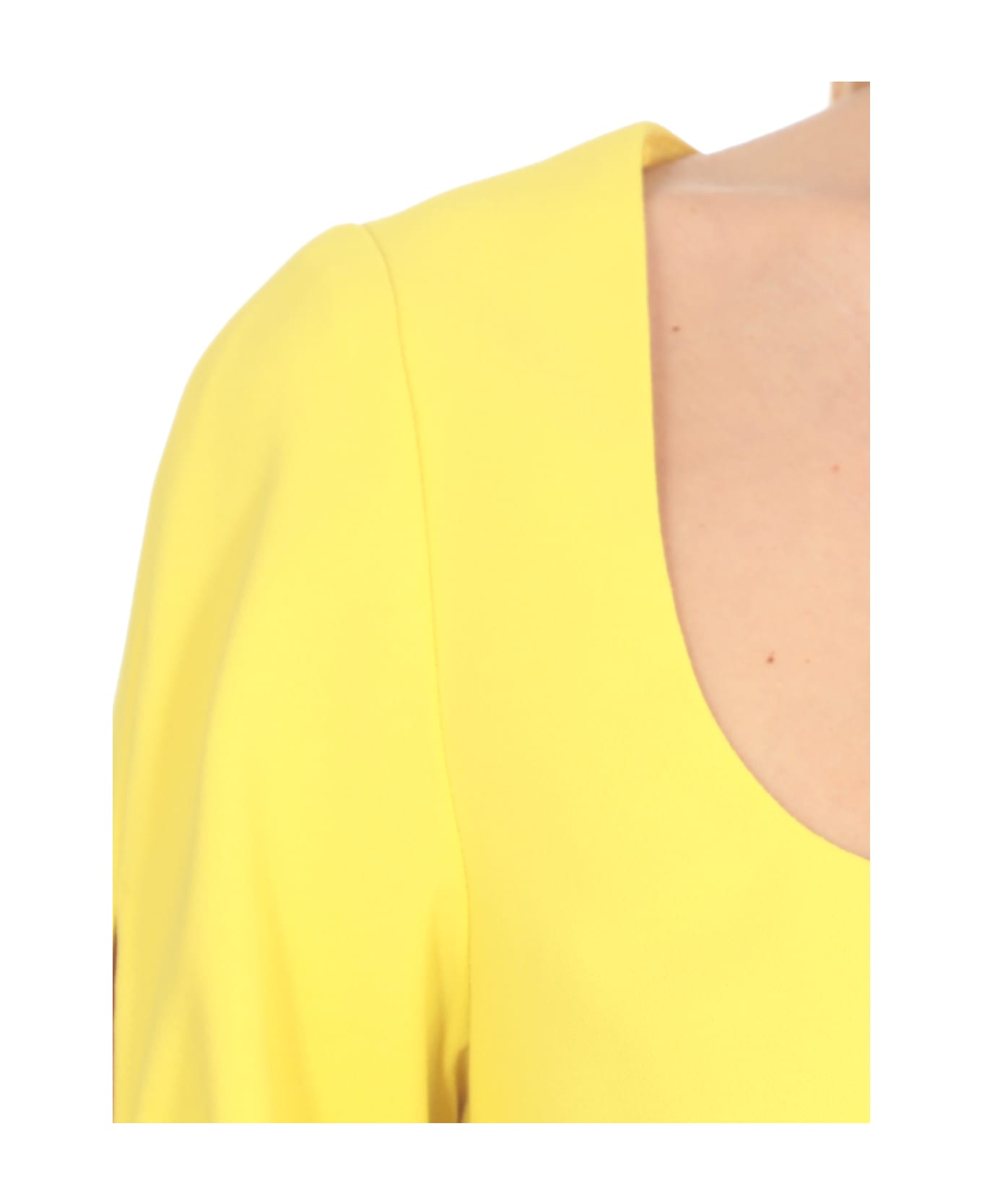 Pinko Verdicchio Dress - Yellow ワンピース＆ドレス