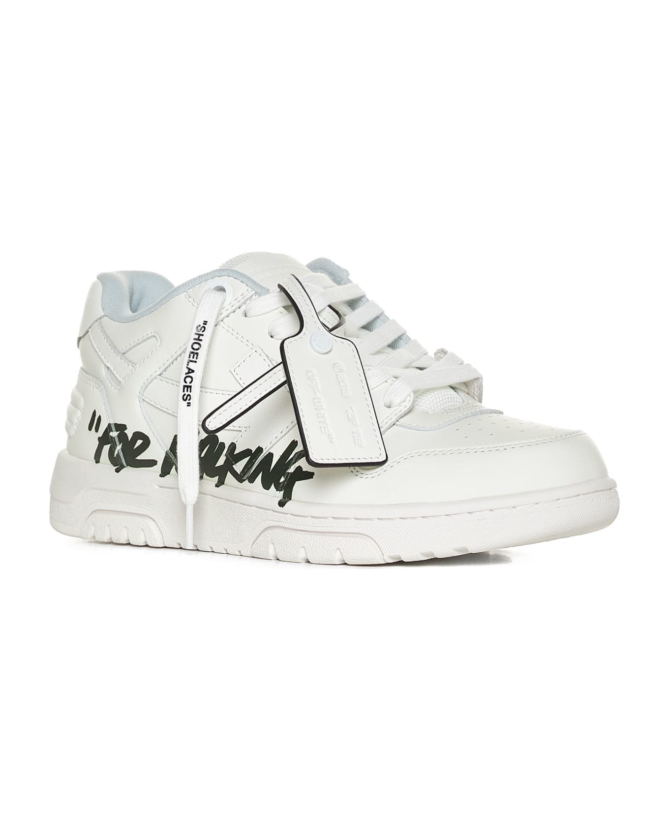 Off-White Out Of Office For Walking Sneakers - White BLACK