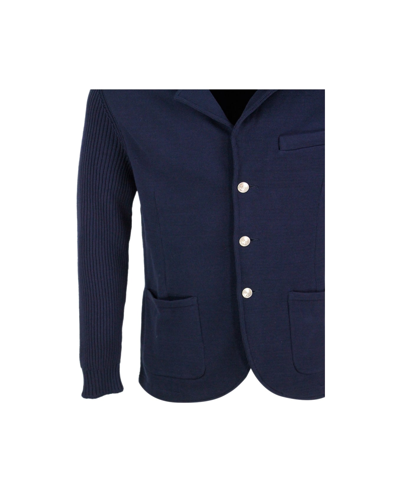 Eleventy Blazer - Blue
