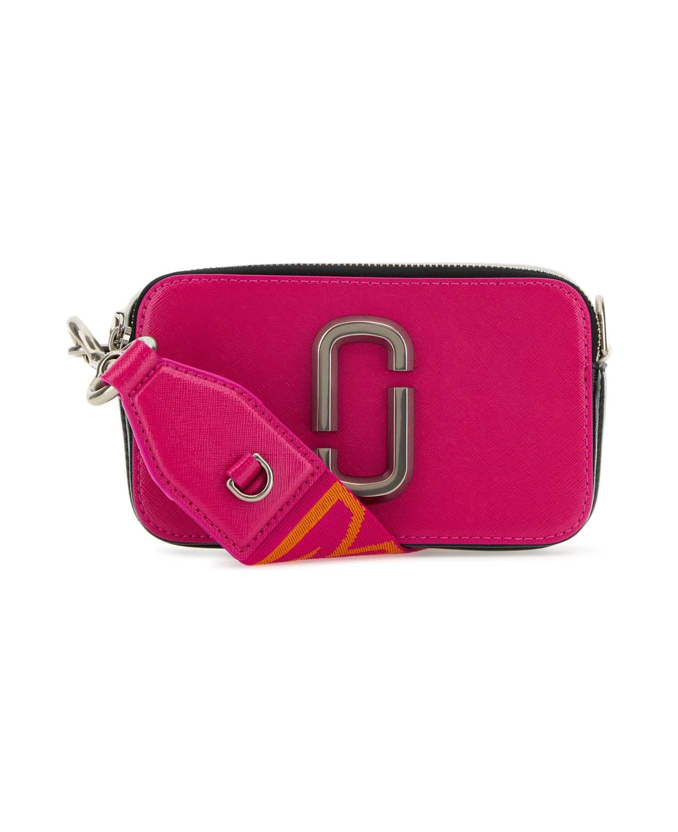 Marc Jacobs Multicolor Leather The Snapshot Crossbody Bag - HOTPINKMULTI