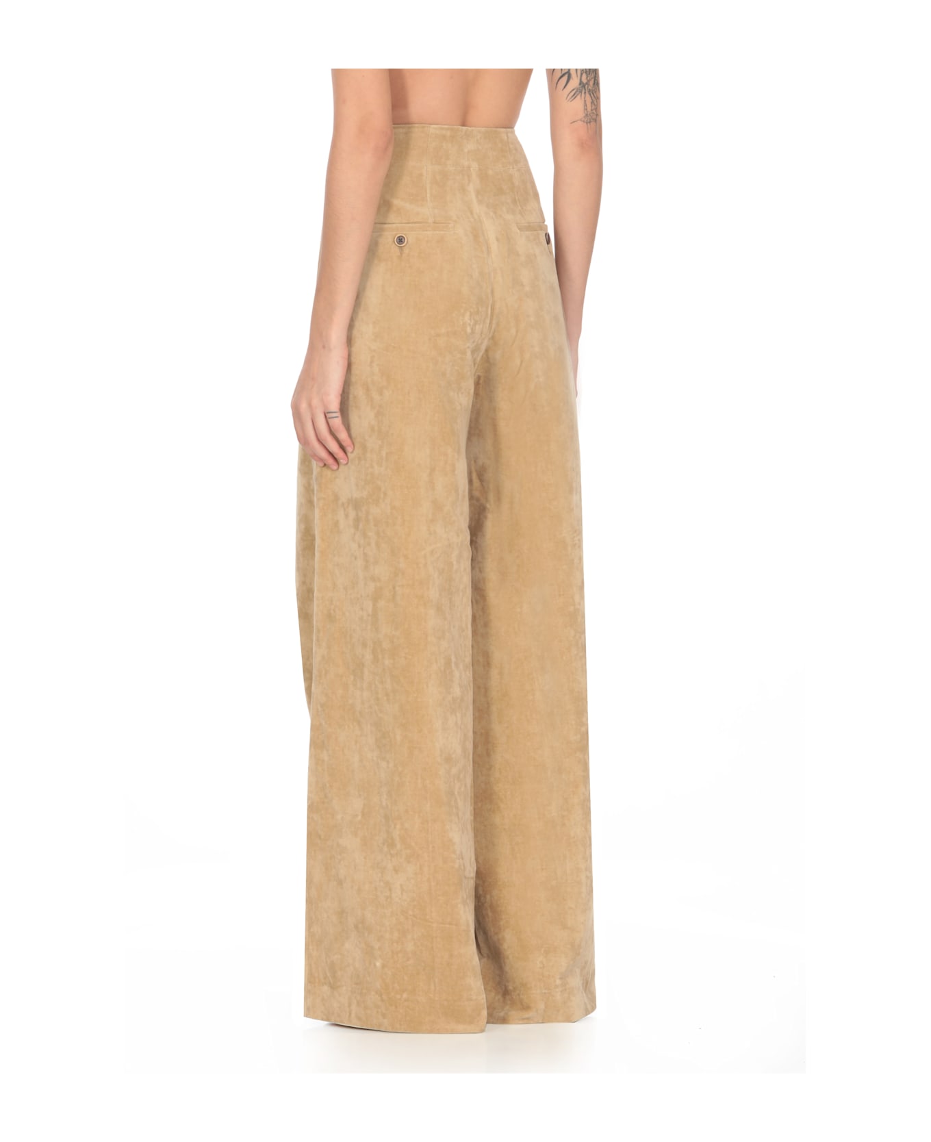 Uma Wang Punnet Pants - Beige