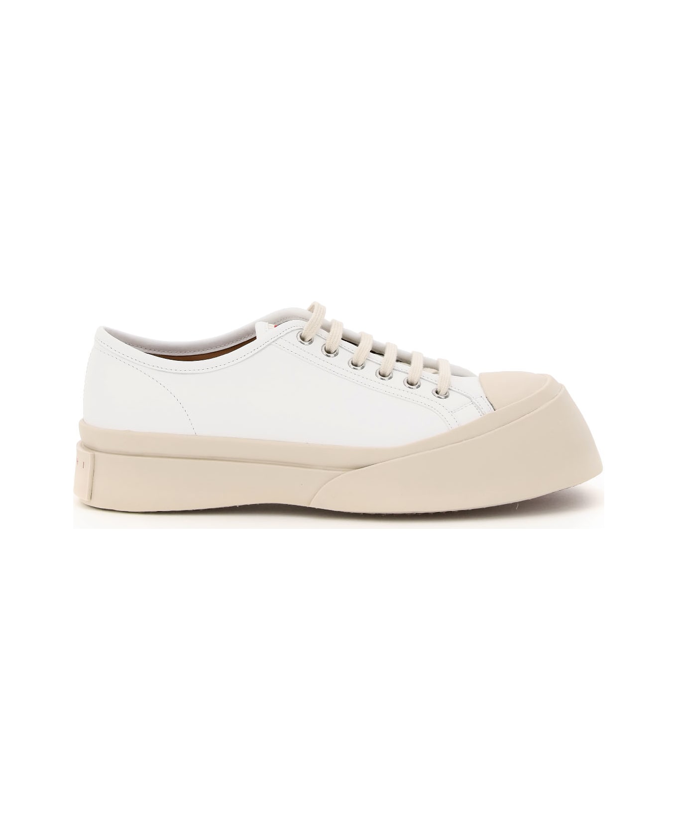 Marni Pablo Leather Sneakers - White