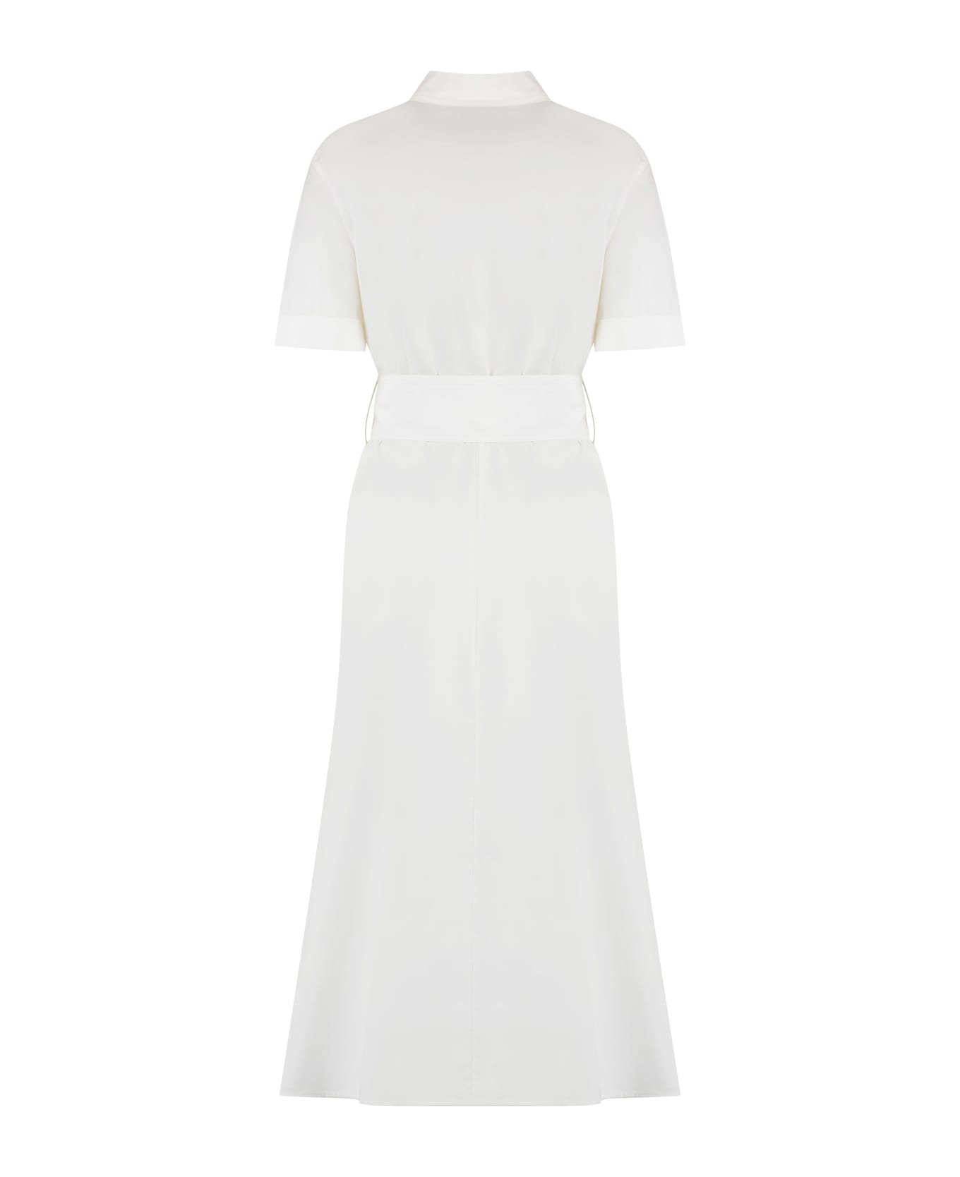 Woolrich Cotton Shirtdress - White ワンピース＆ドレス