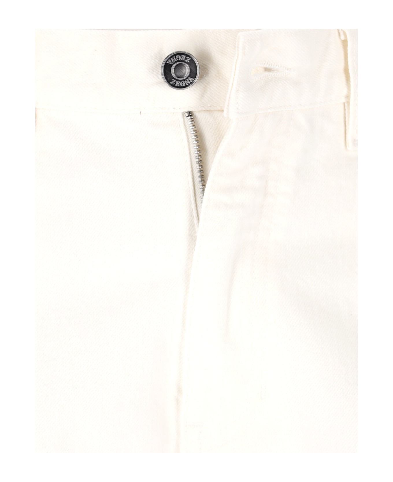 Zegna Straight Jeans - White