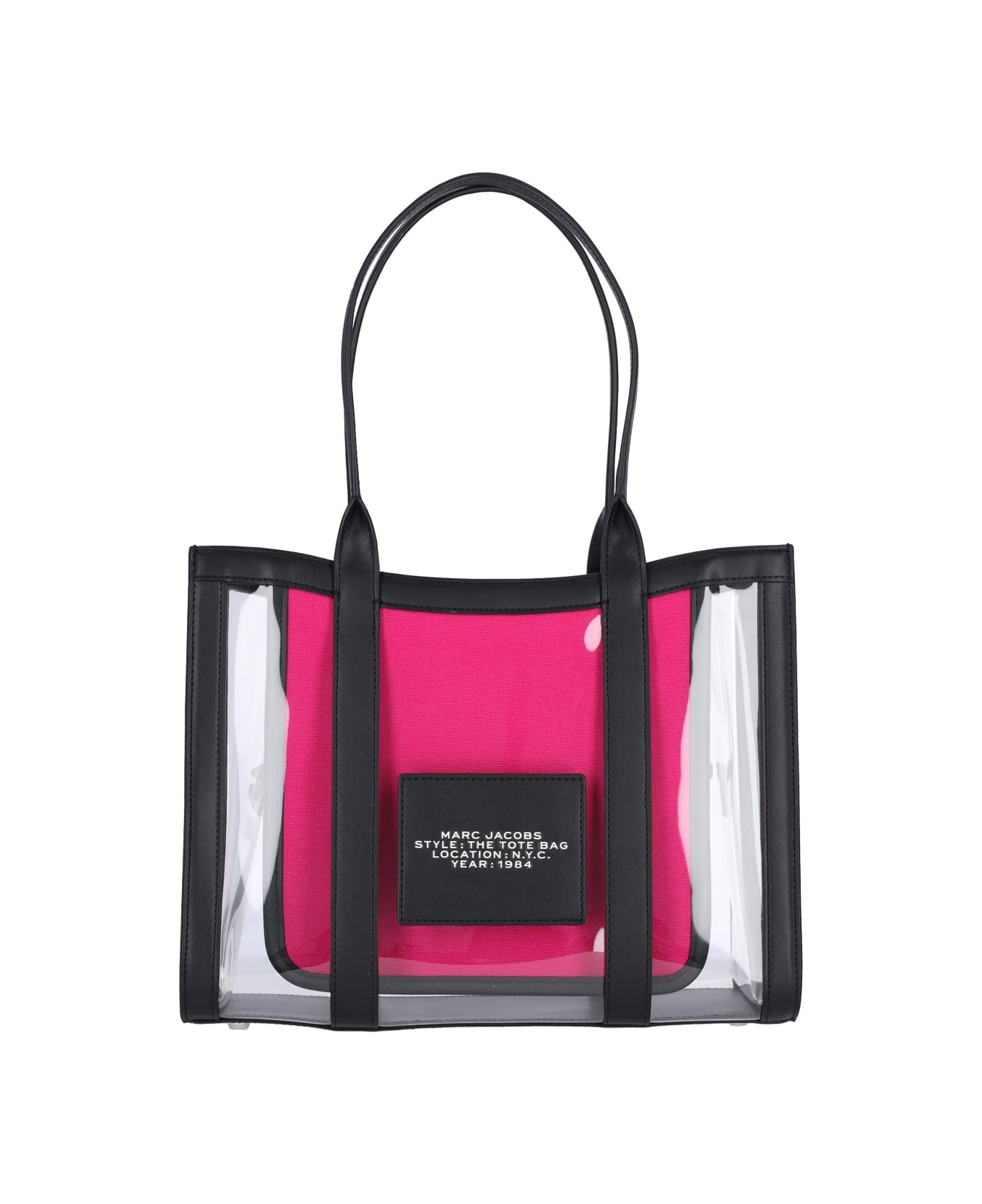 Marc Jacobs Transparent Medium Tote Bag - Black   トートバッグ
