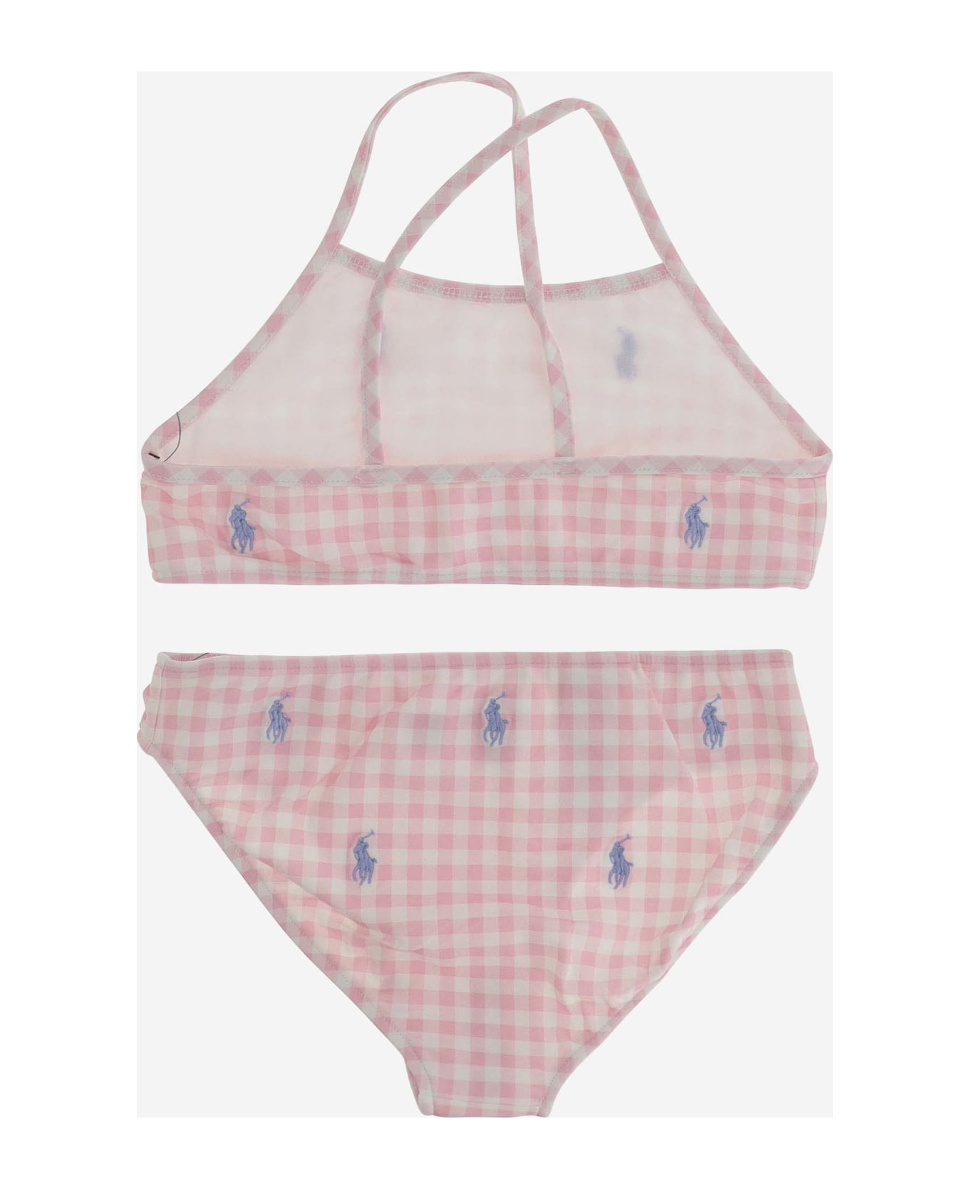 Polo Ralph Lauren Stretch Nylon Bikini With Logo - Pink 水着