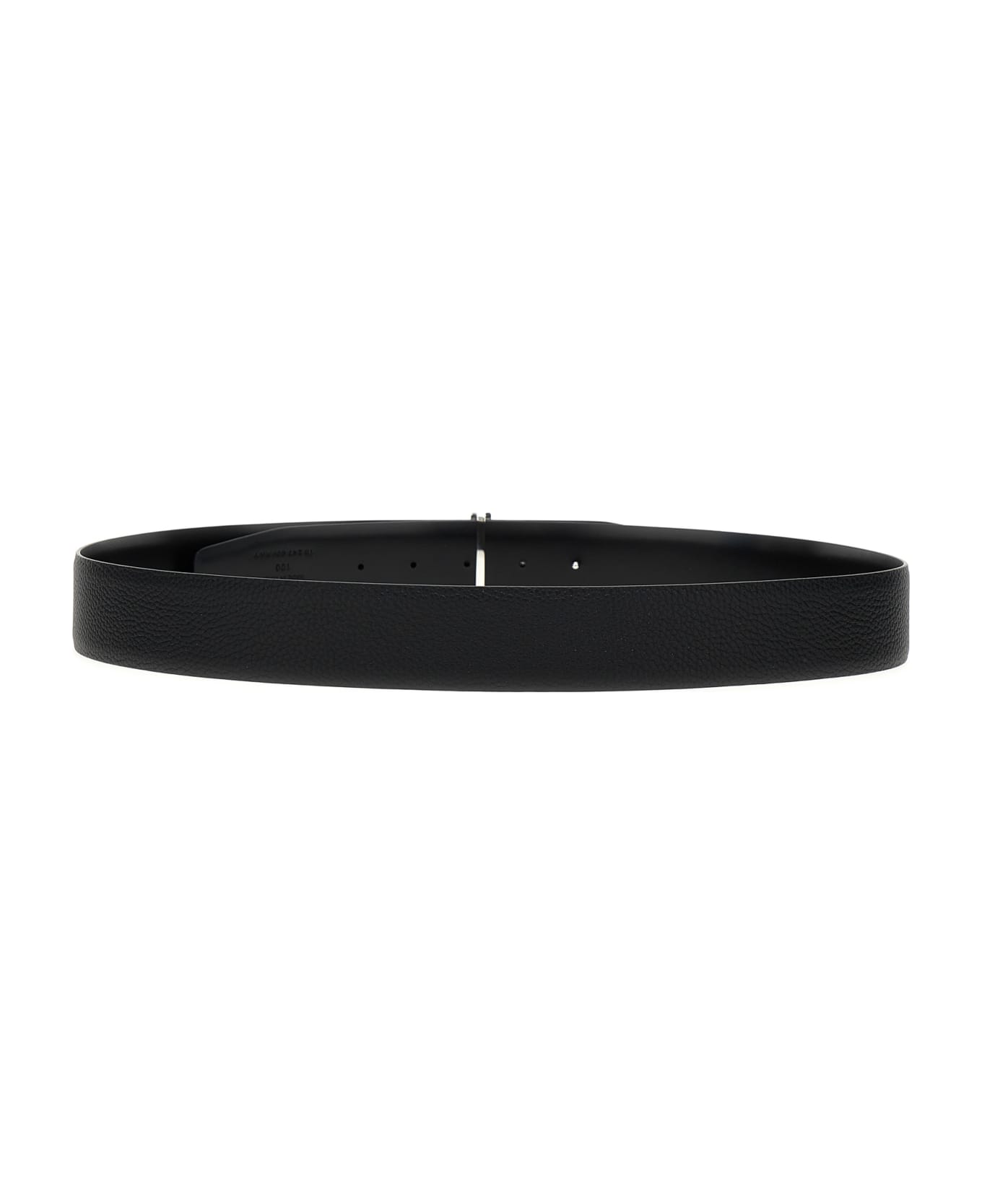 Tom Ford Logo Leather Belt - Black