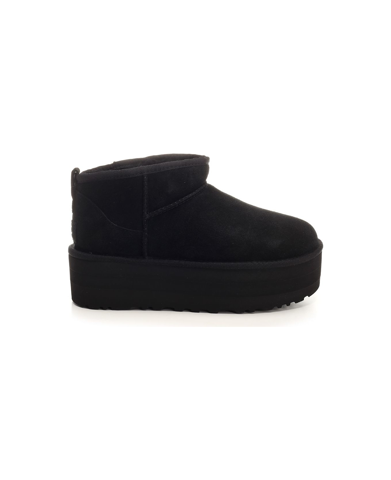 UGG "ultra Mini Platform" Ankle Boots - Black