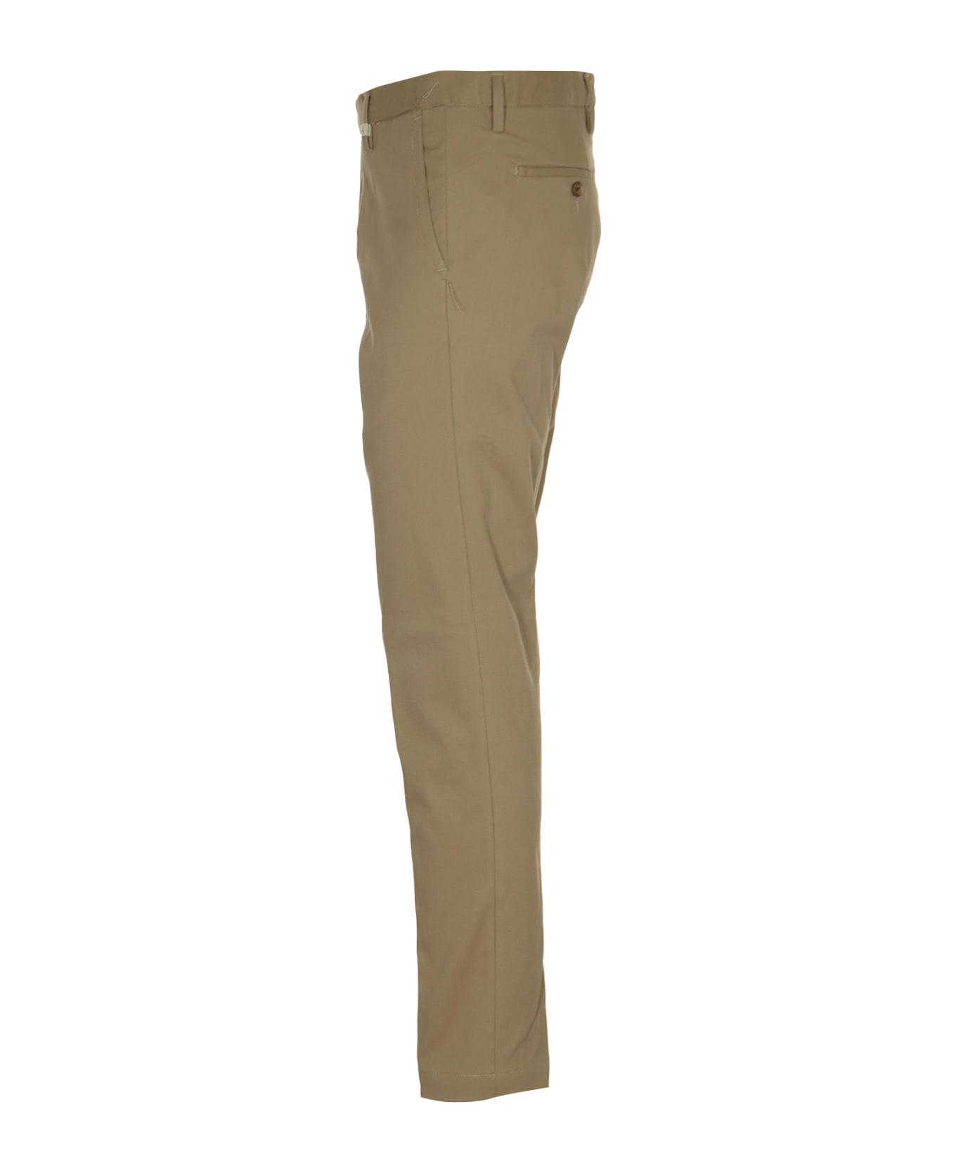 Myths Wrap Buttoned Trousers - Beige