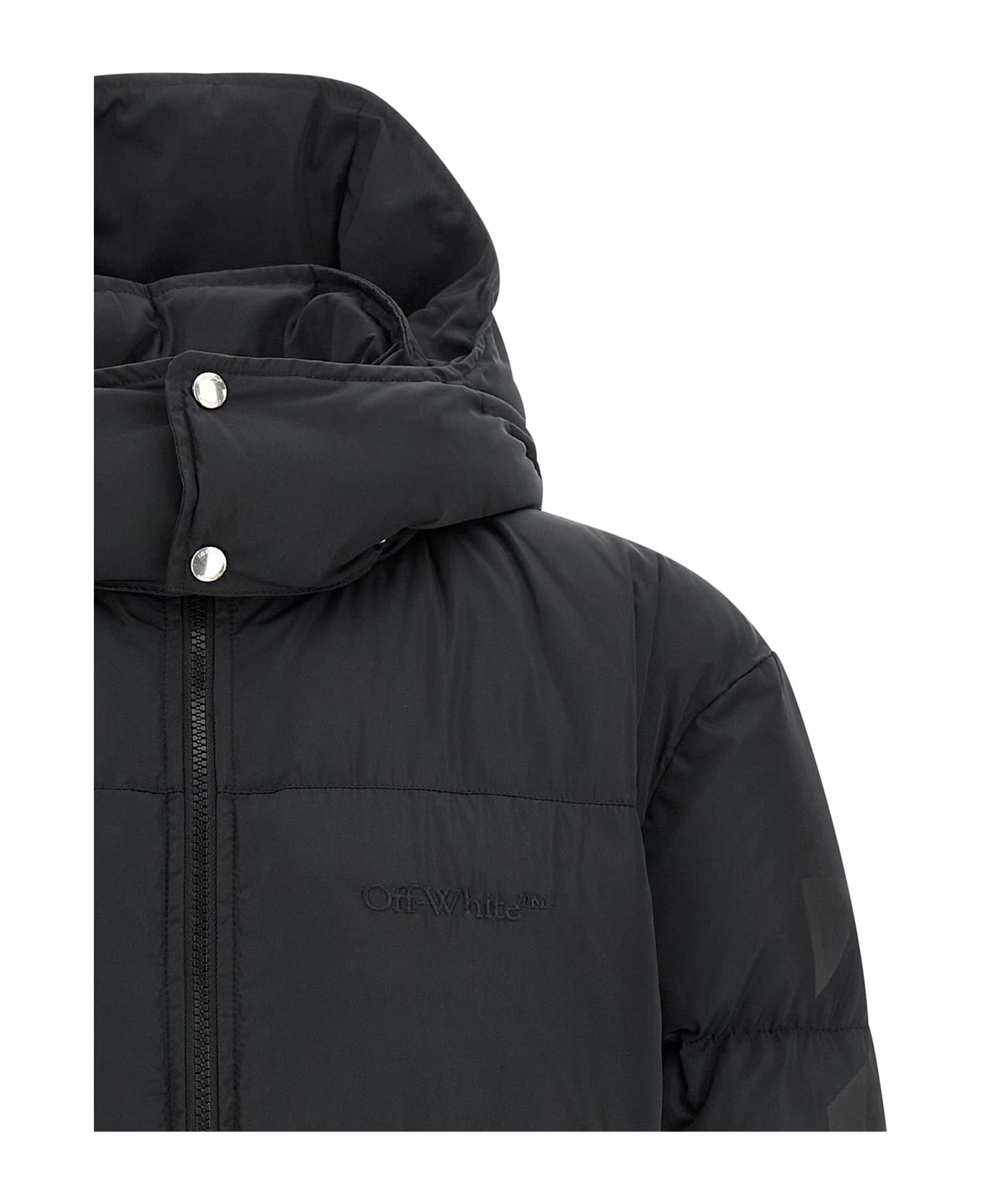 Off-White 
diagonal Arrow
 Down Jacket - Black  
