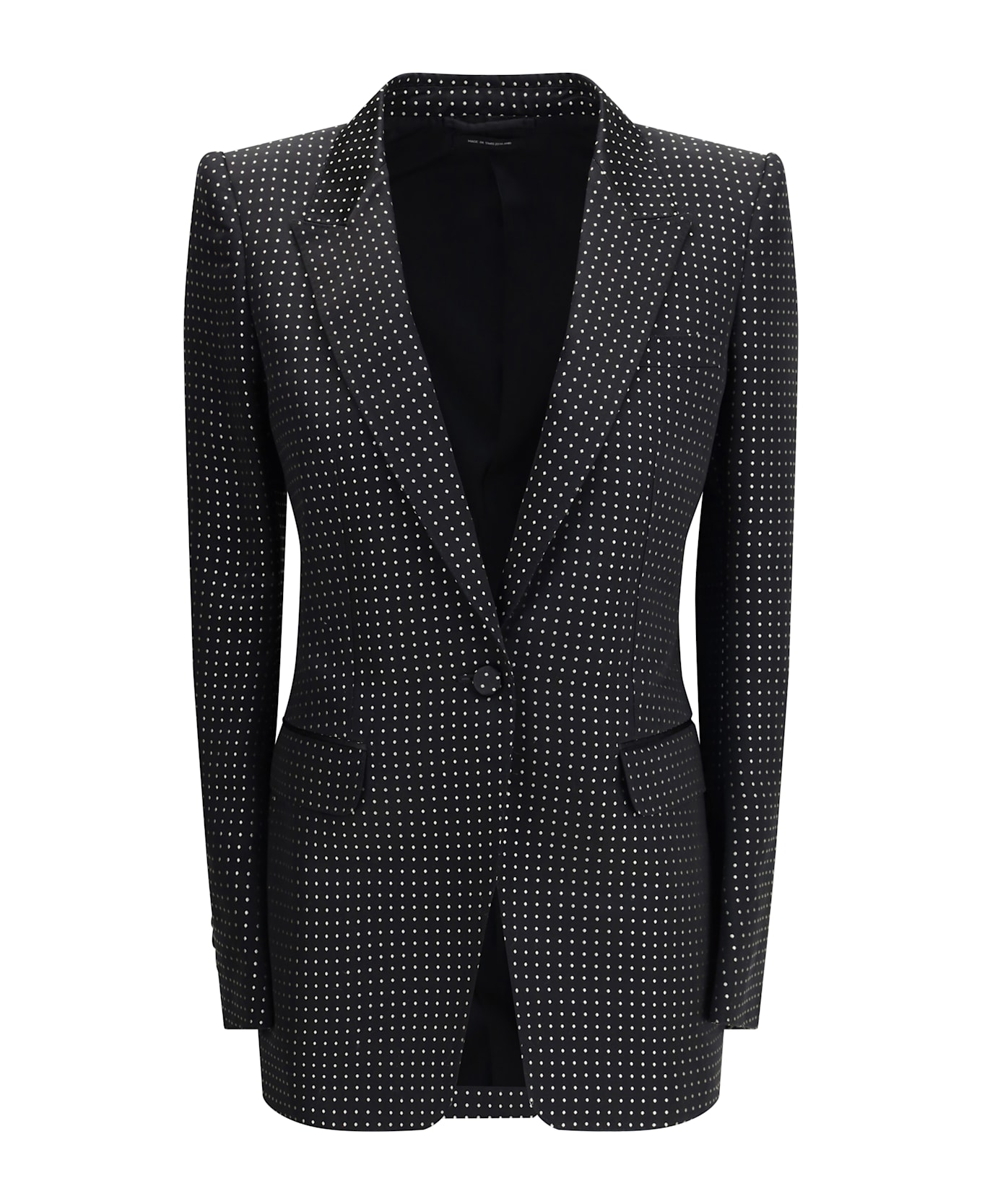 Tom Ford Single Breasted Jacket With Polka Dots