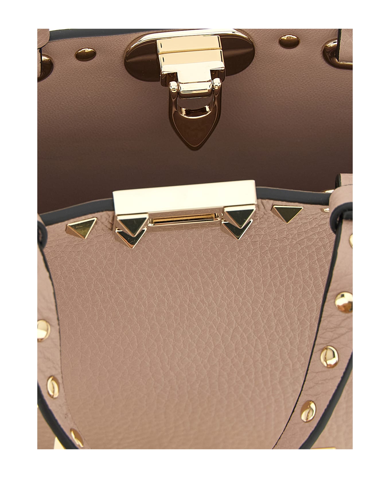 Valentino Garavani 
rockstud
 Mini Shopping Bag - Pink