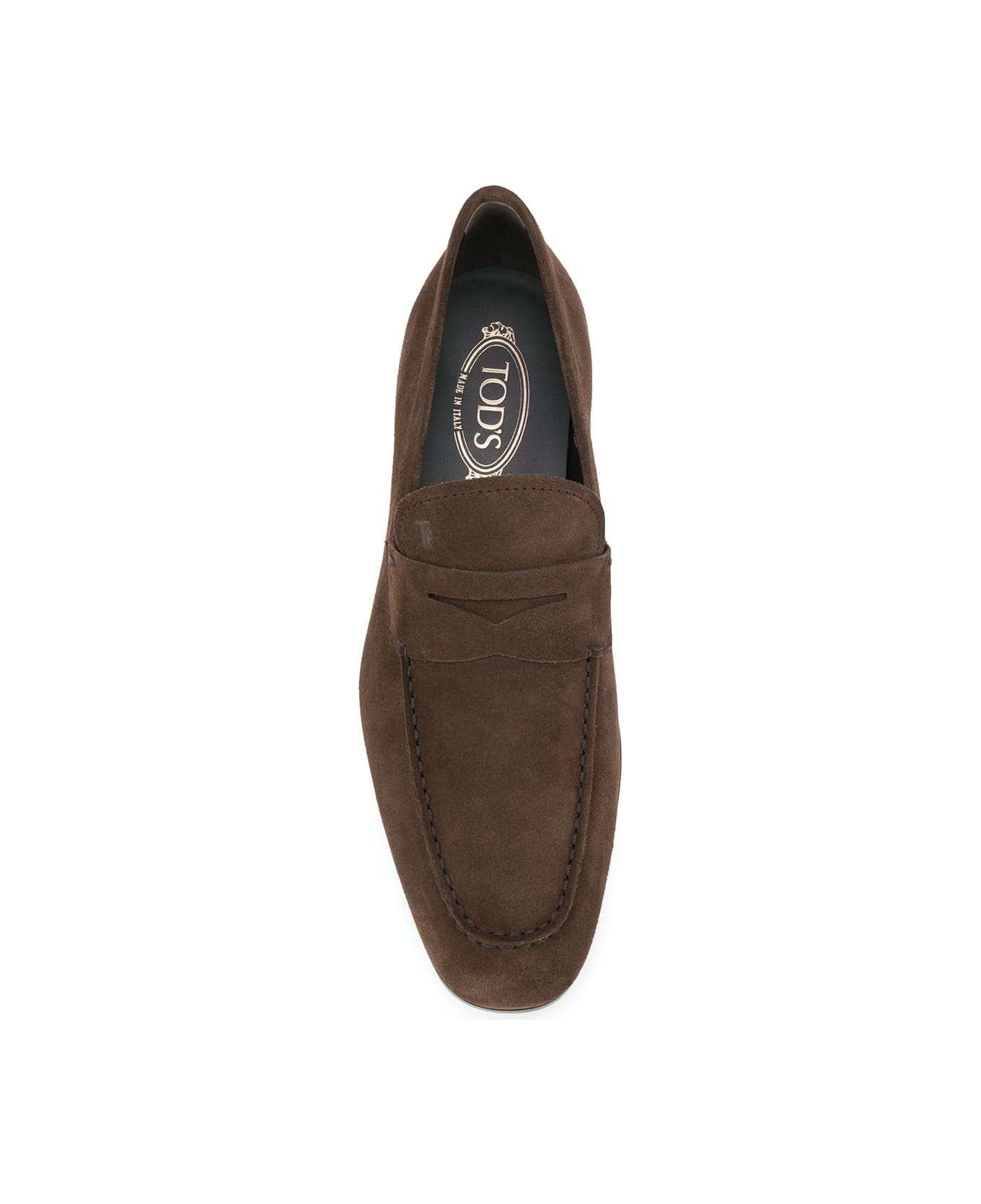 Tod's T Monogram Classic Loafers - Dark Brown