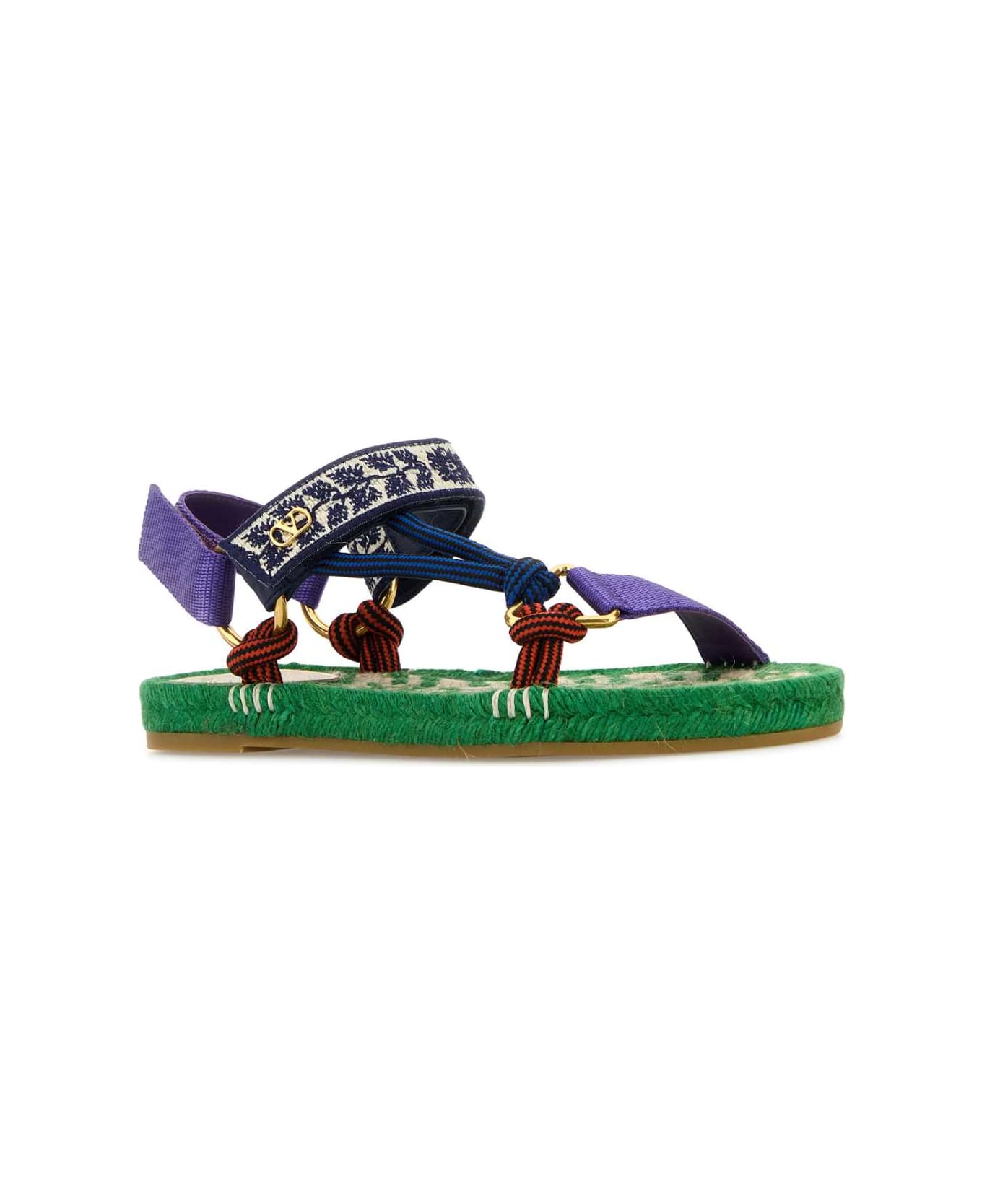 Embroidered Fabric Lake Powell Sandals - Thumbnail 1