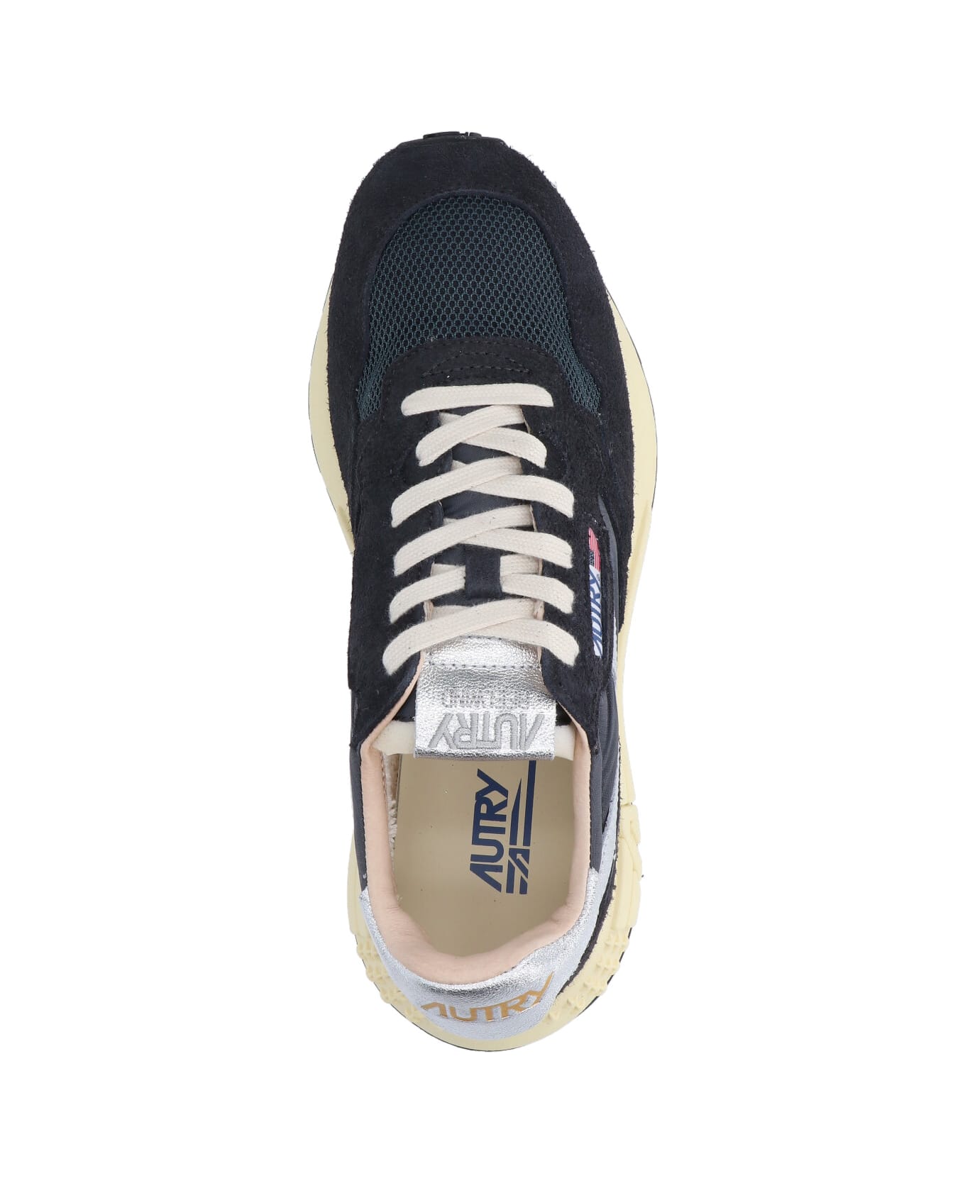 Autry 'reelwind Super Vintage' Sneakers - Blk/silv