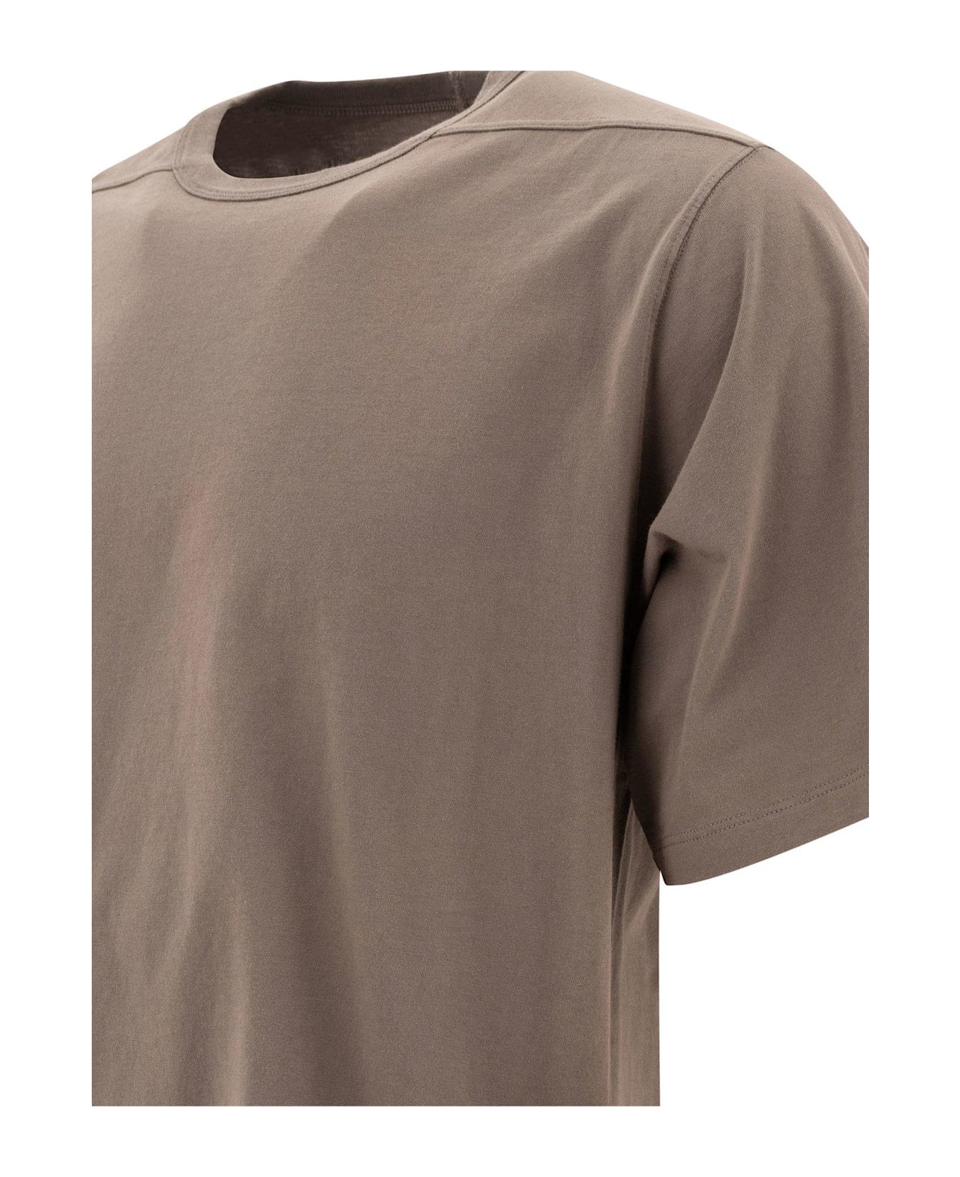 Rick Owens Short-sleeved Crewneck T-shirt - GREY