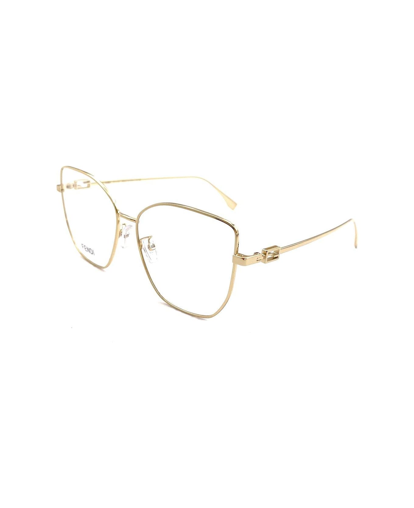 Fendi Eyewear Butterfly Frame Glasses - 030 アイウェア