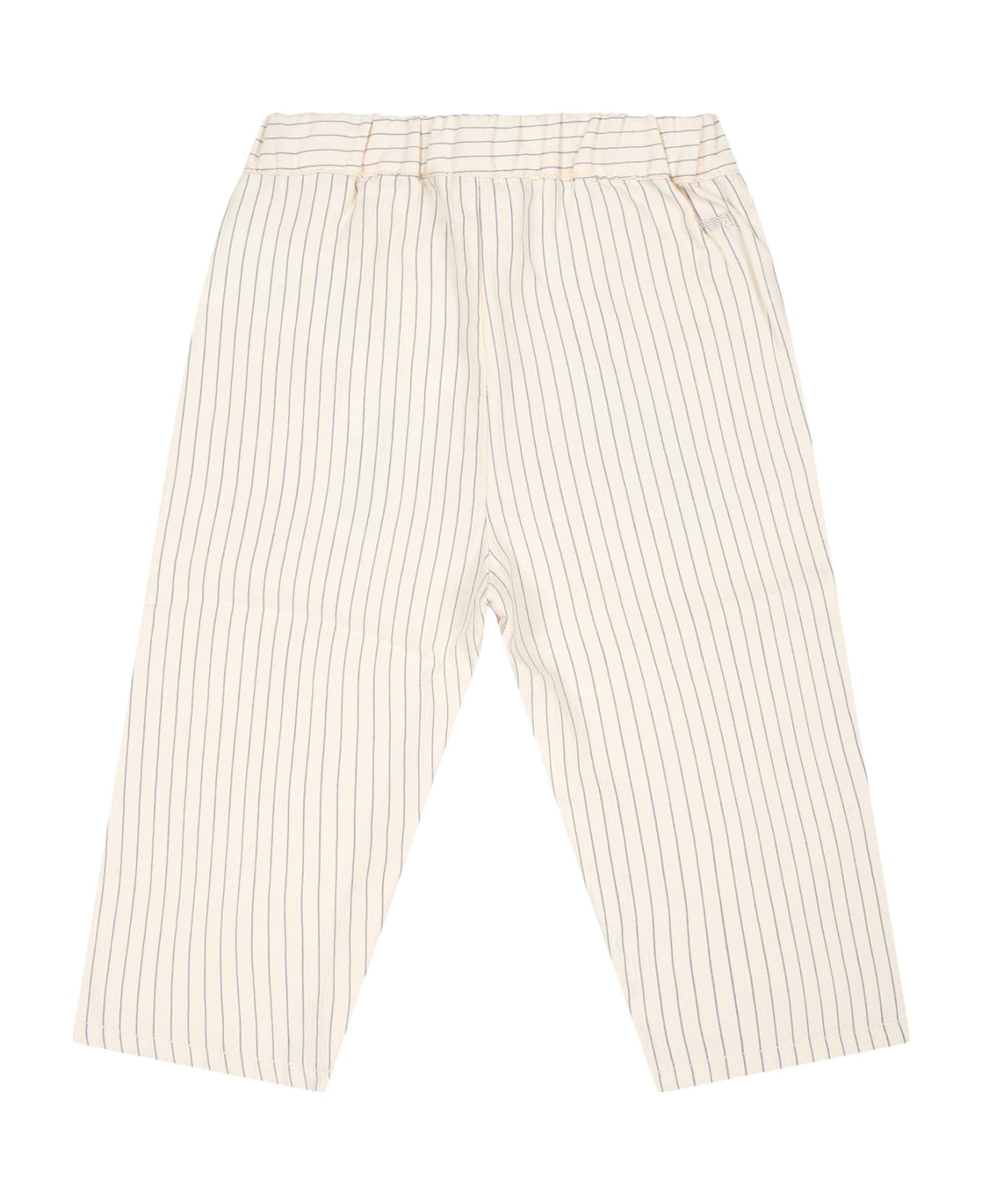 Emporio Armani Ivory Trousers For Baby Boy - Ivory ボトムス