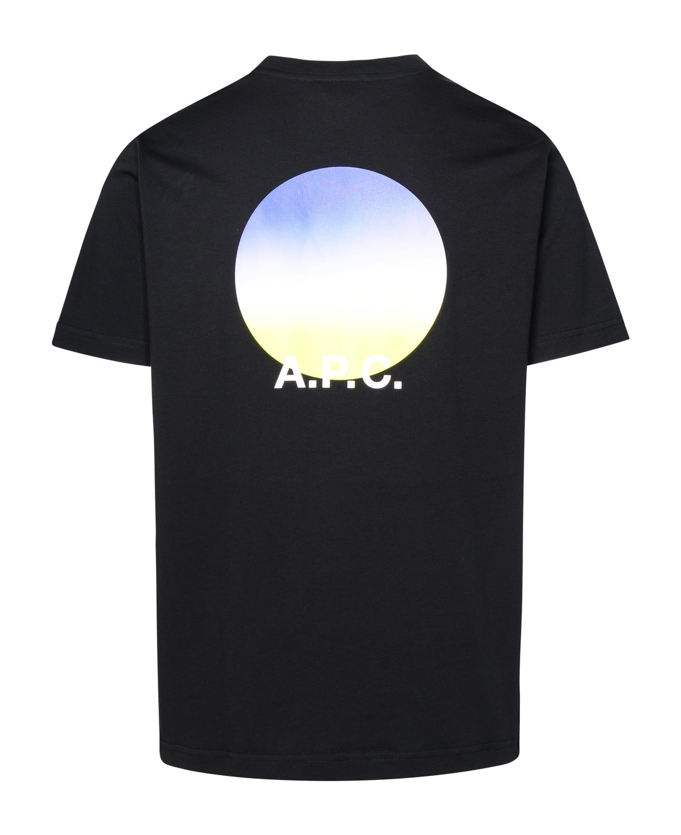 A.P.C. Black Cotton T-shirt - BLACK