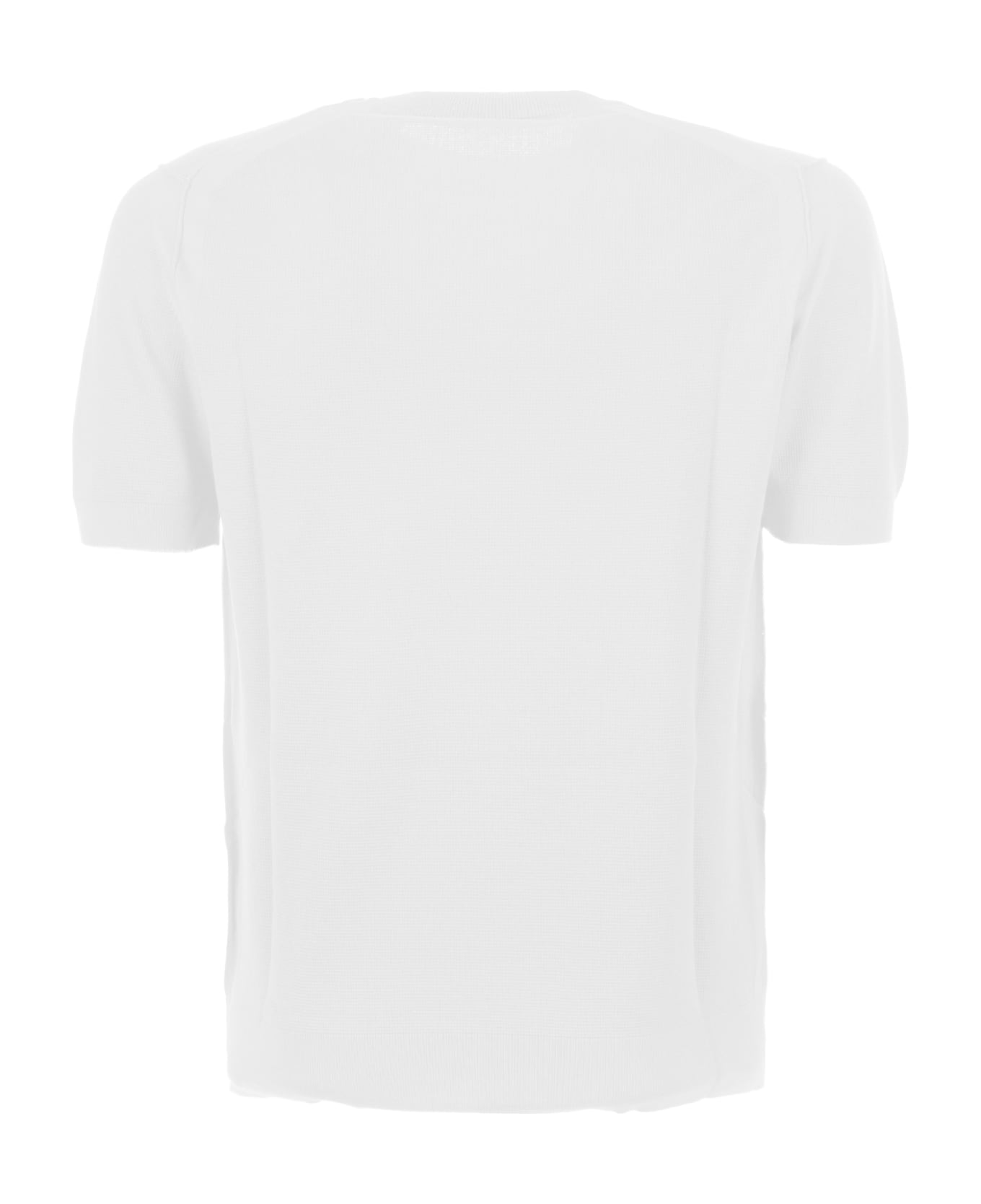 Paolo Pecora White Cotton T-shirt - BIANCO