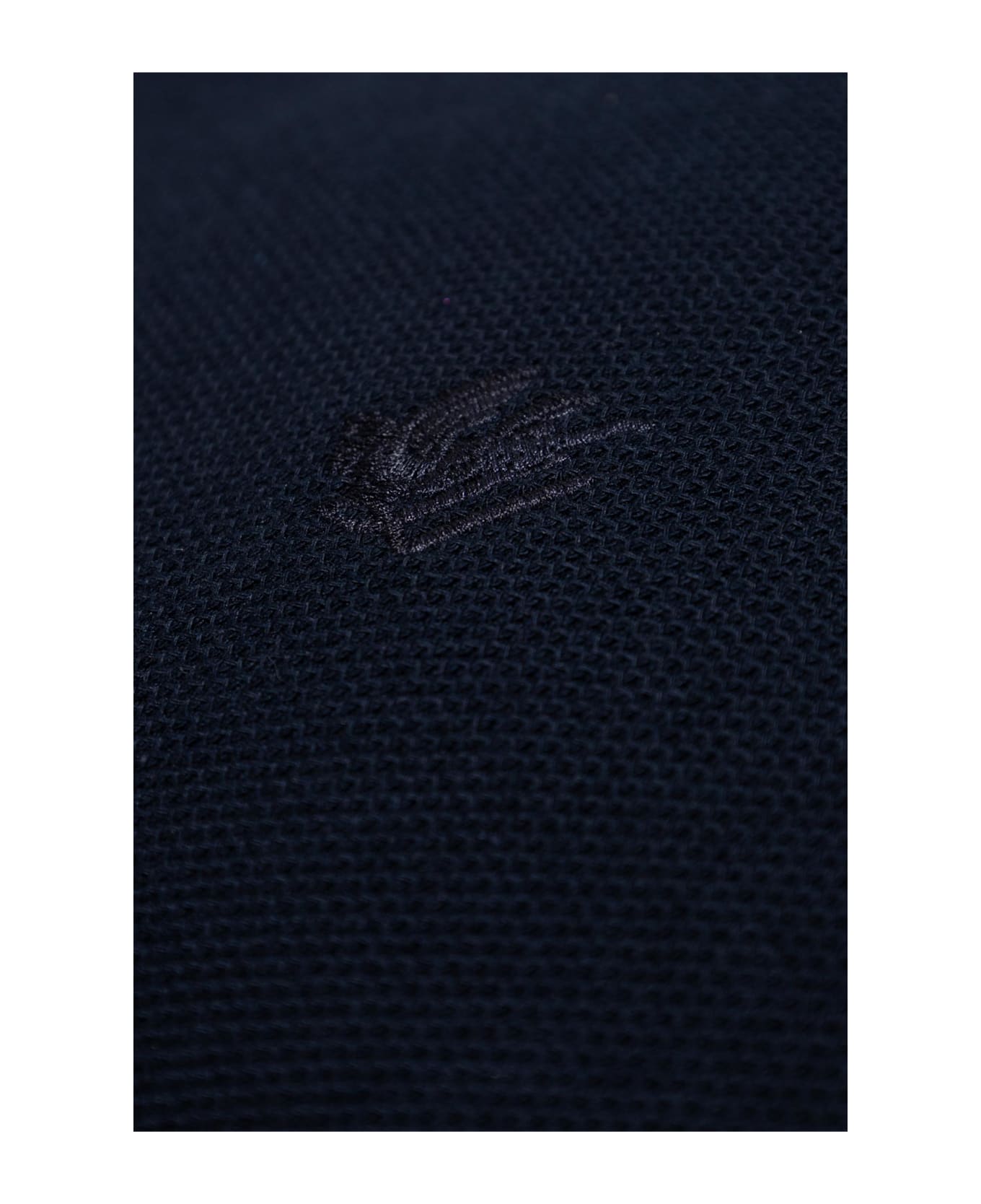 Etro Jacket With Logo - Blue