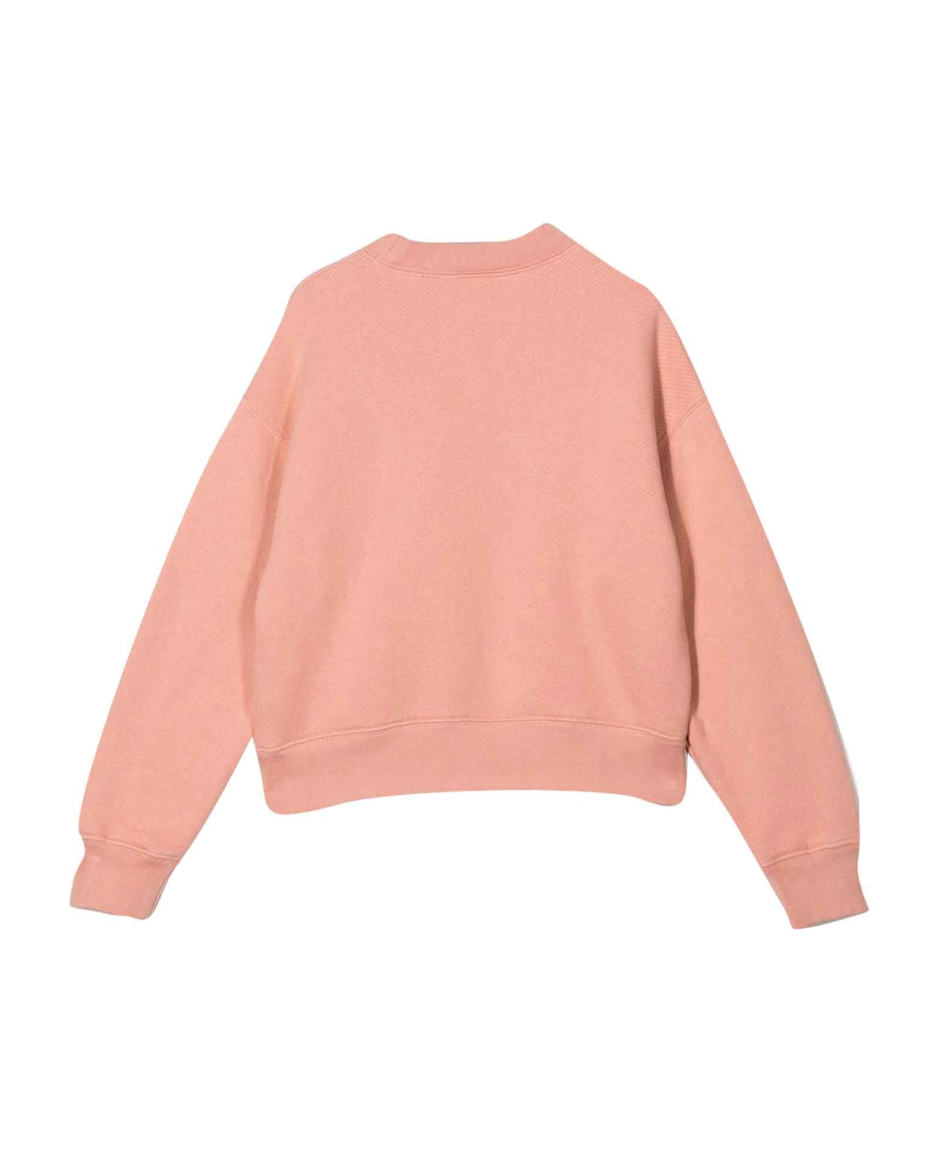 Palm Angels Girl Sweatshirt Print With Teddy - Pink Brown