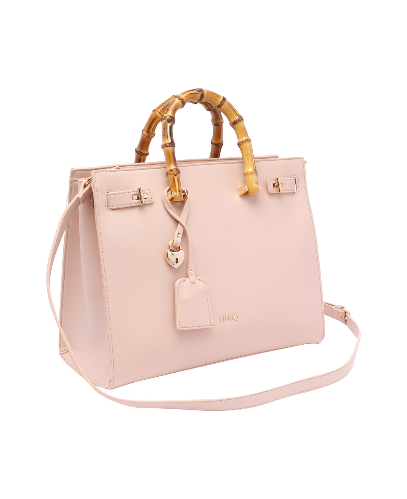 Liu-Jo Logo Tote Bag - Pink