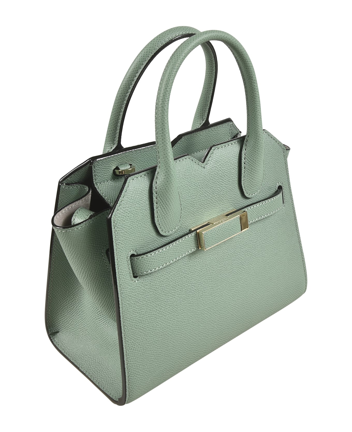 Valextra Micro Milano Tote - Eucalyptus