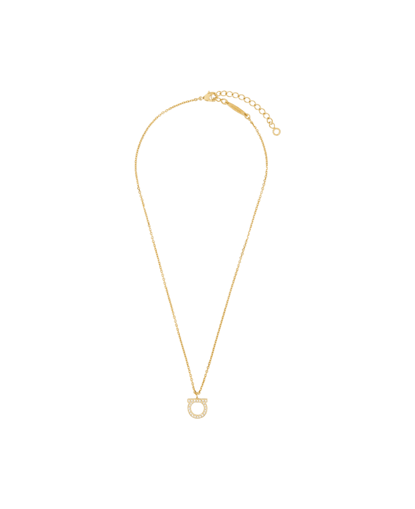 Ferragamo Gancini Necklace - RICH GOLD