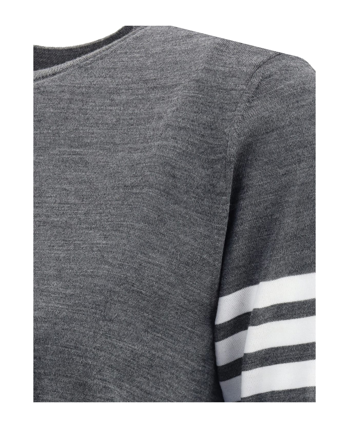 Thom Browne Knit T-shirt - Med Grey