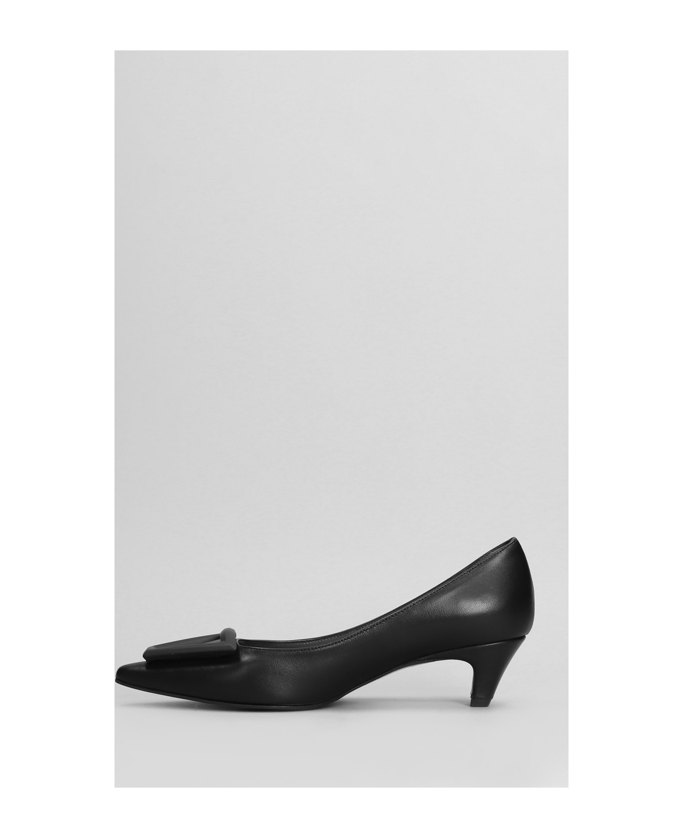 Roberto Festa Moon Pumps In Black Leather - black