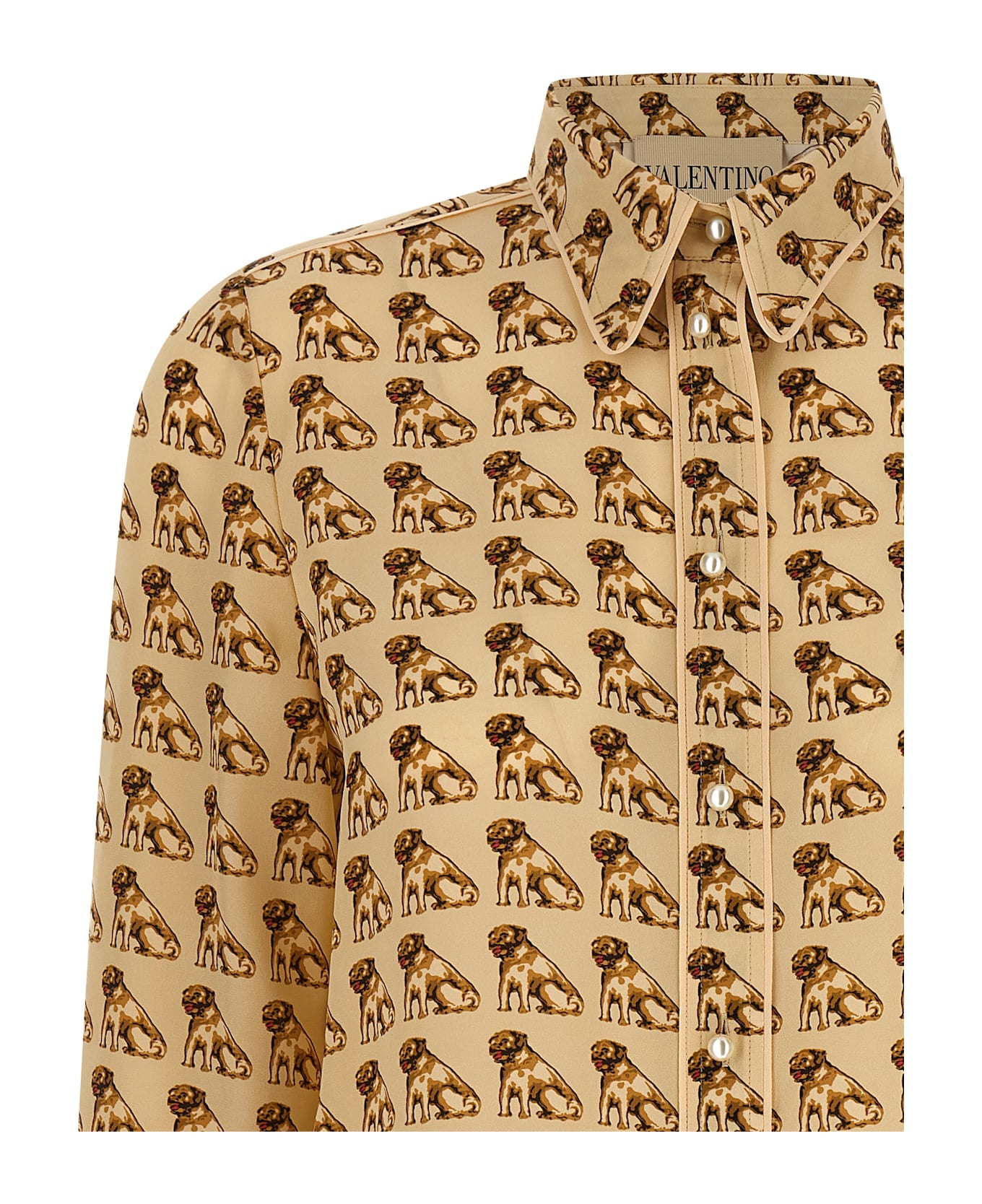 Valentino Garavani Petit Charles Print Shirt - White
