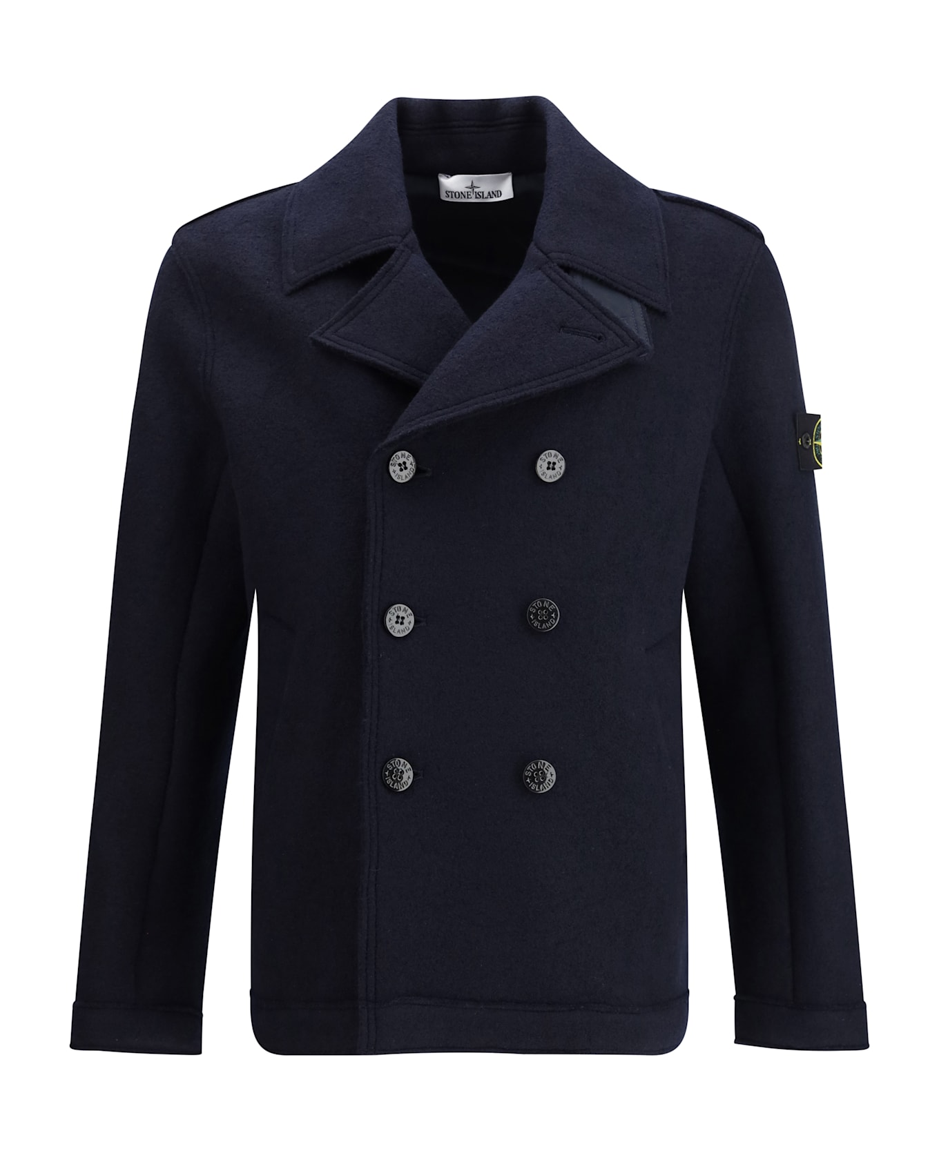 Stone Island Wool Felt Coat