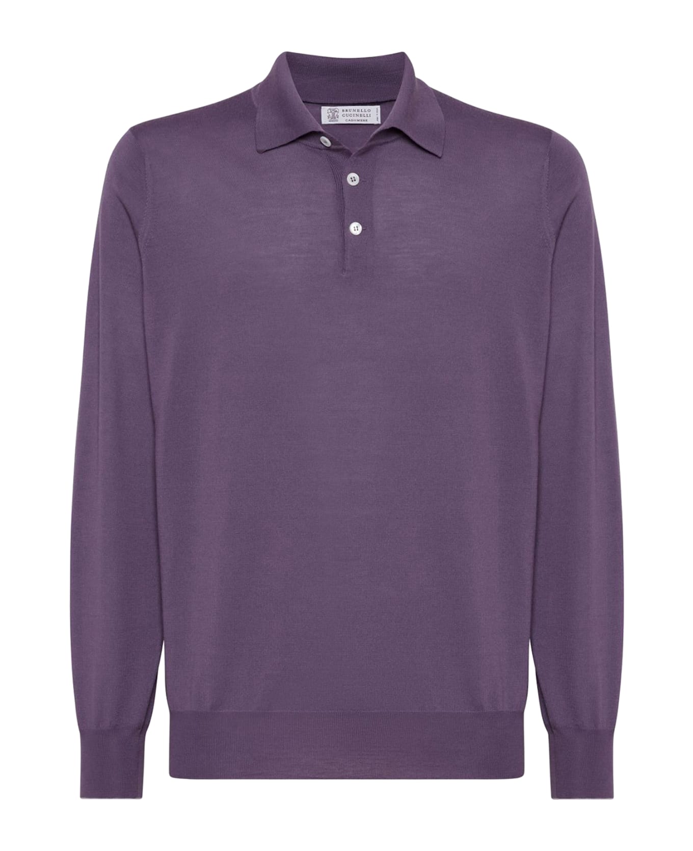 Brunello Cucinelli Purple Amaranth Polo Shirt - Blue