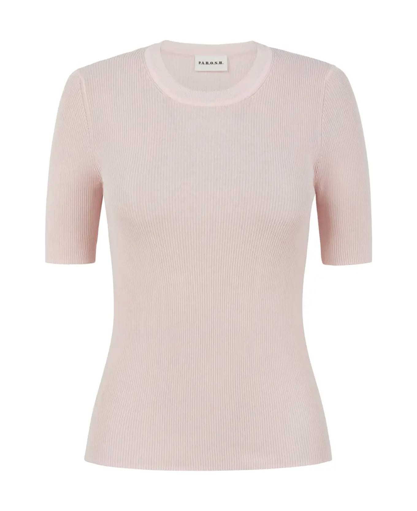 Parosh Pink Short-sleeved Shirt - ROSA トップス