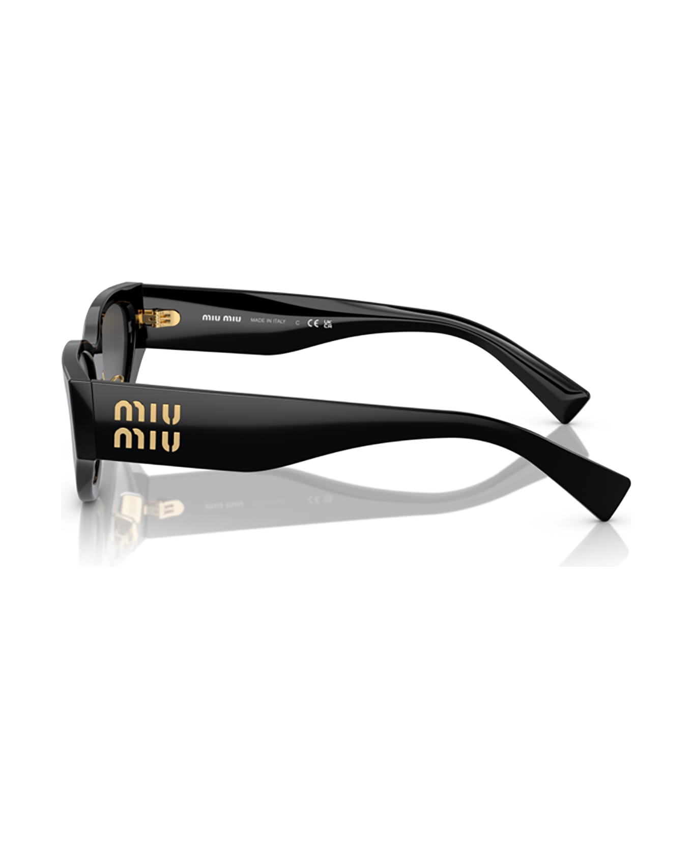 Miu Miu Eyewear Mu 03zs Black Sunglasses - Black