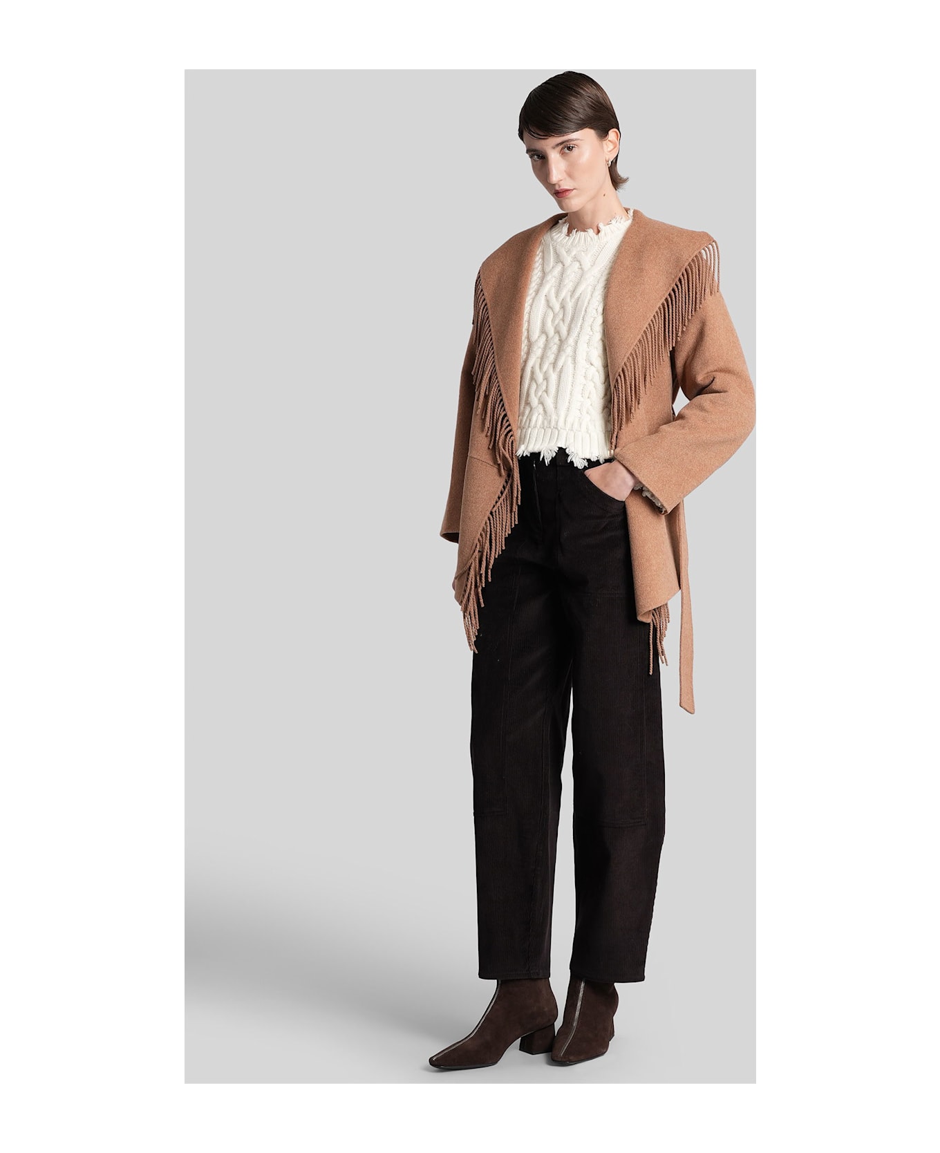 Simkhai Rowen In Camel Wool - Camel