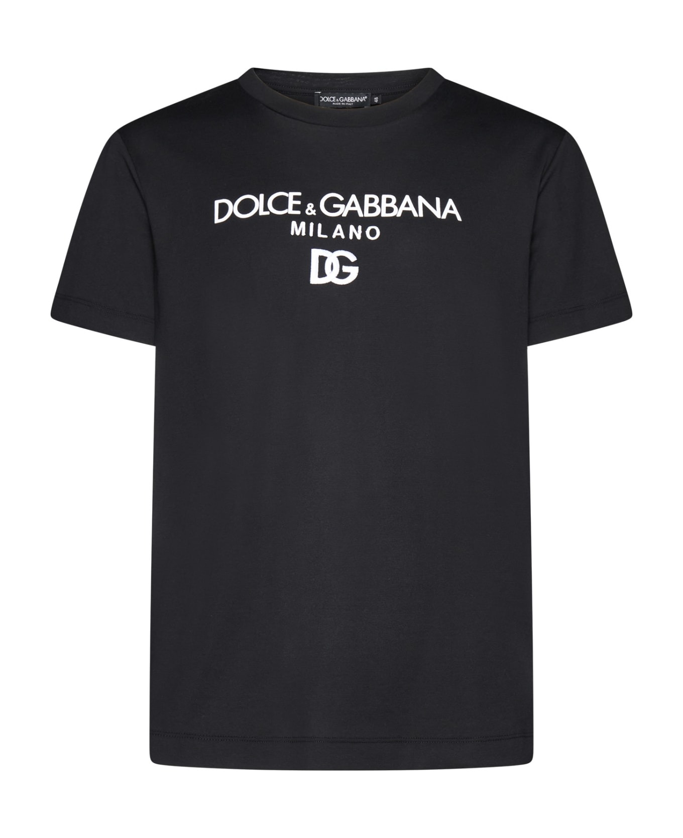 Dolce & Gabbana Dg Embroidery Logo T-shirt - Nero シャツ