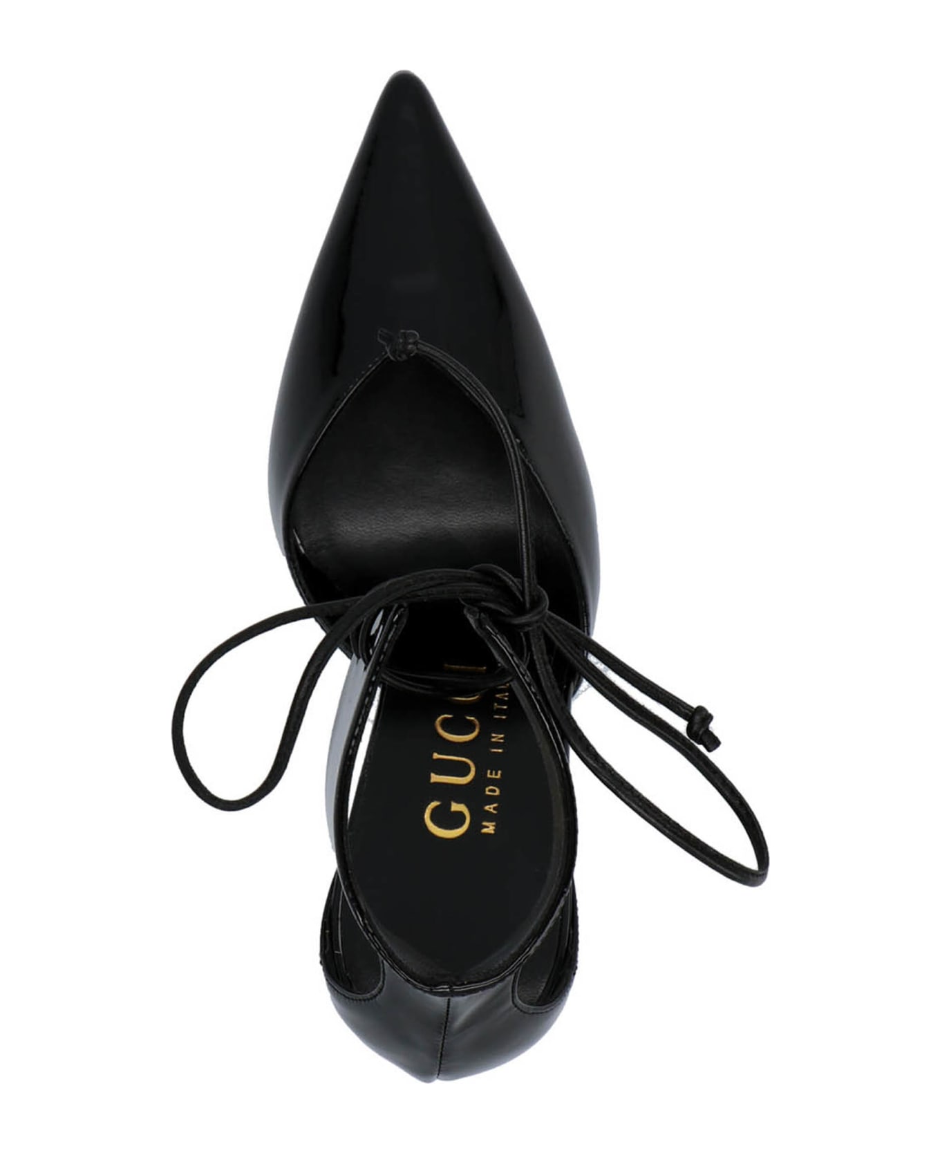 Gucci Painted Pumps - Black  