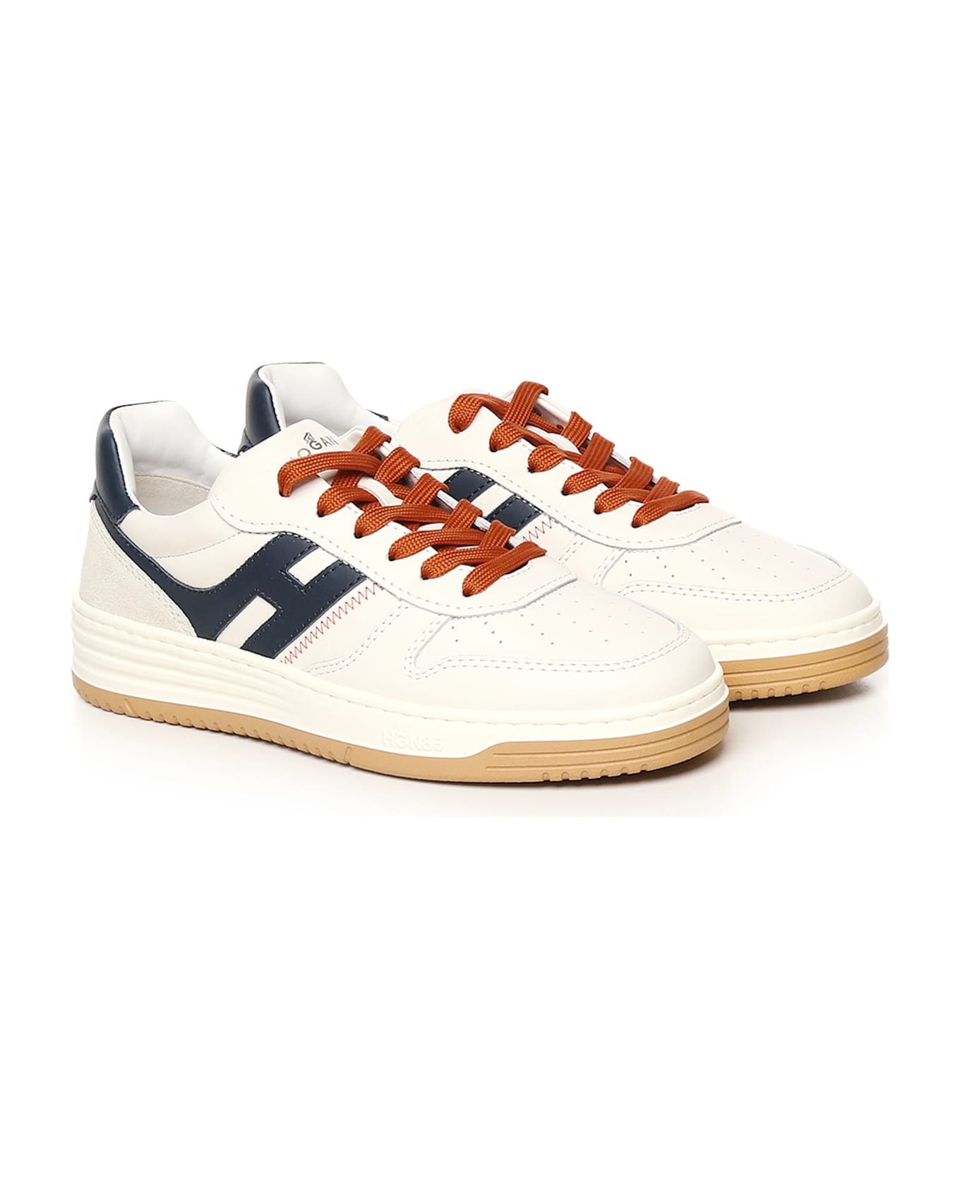 Hogan H630 Trainers - Blue, white, redcowskin
