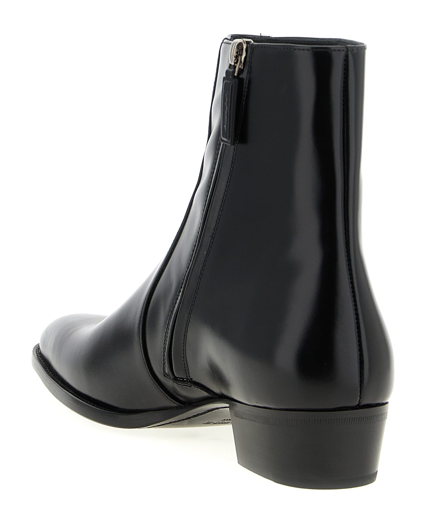 Saint Laurent 
roman
 Ankle Boots - Black  