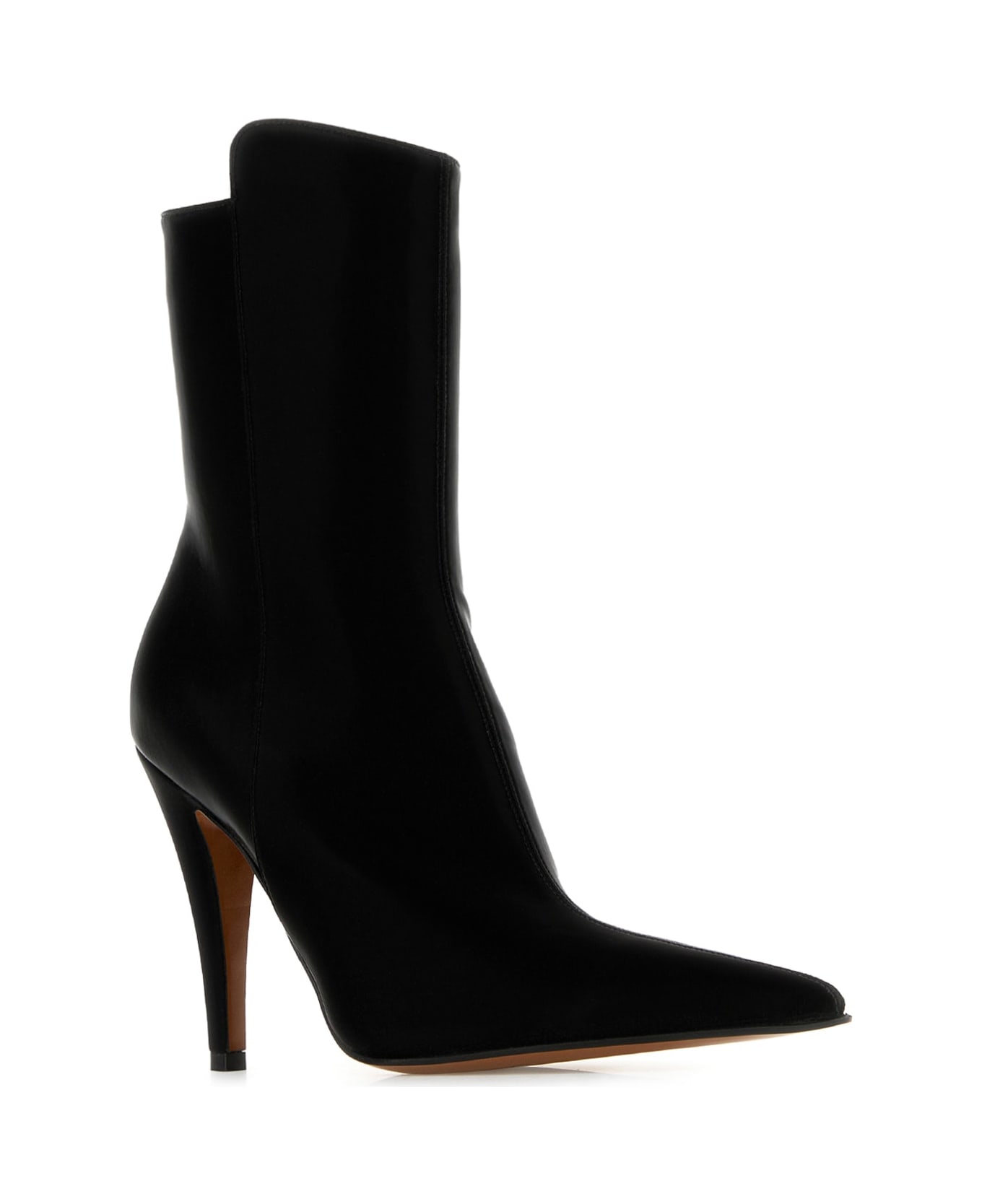 Alexander McQueen H.boot S.leather - Black