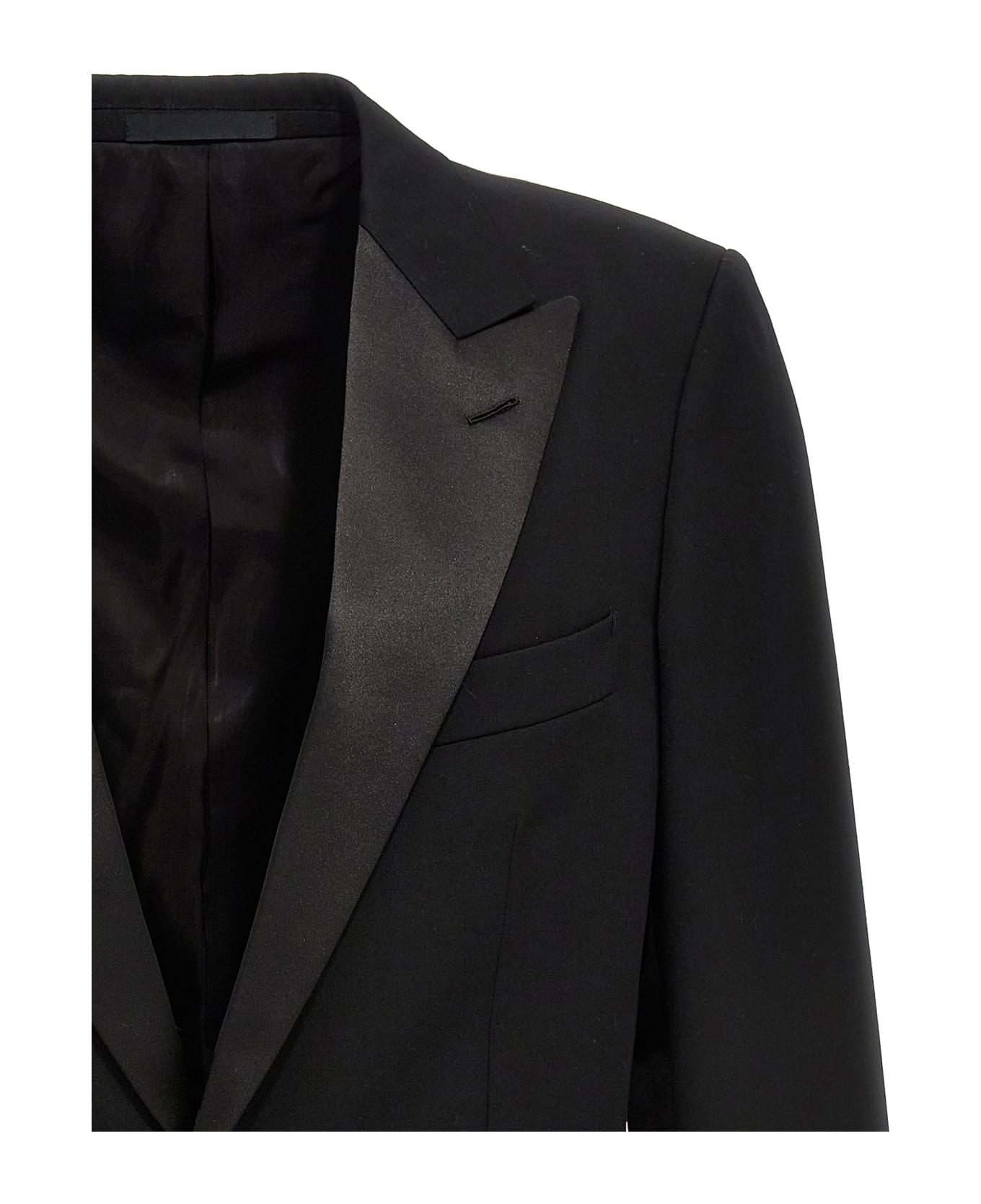 Lanvin Tuxedo Blazer Jacket - Black   ブレザー