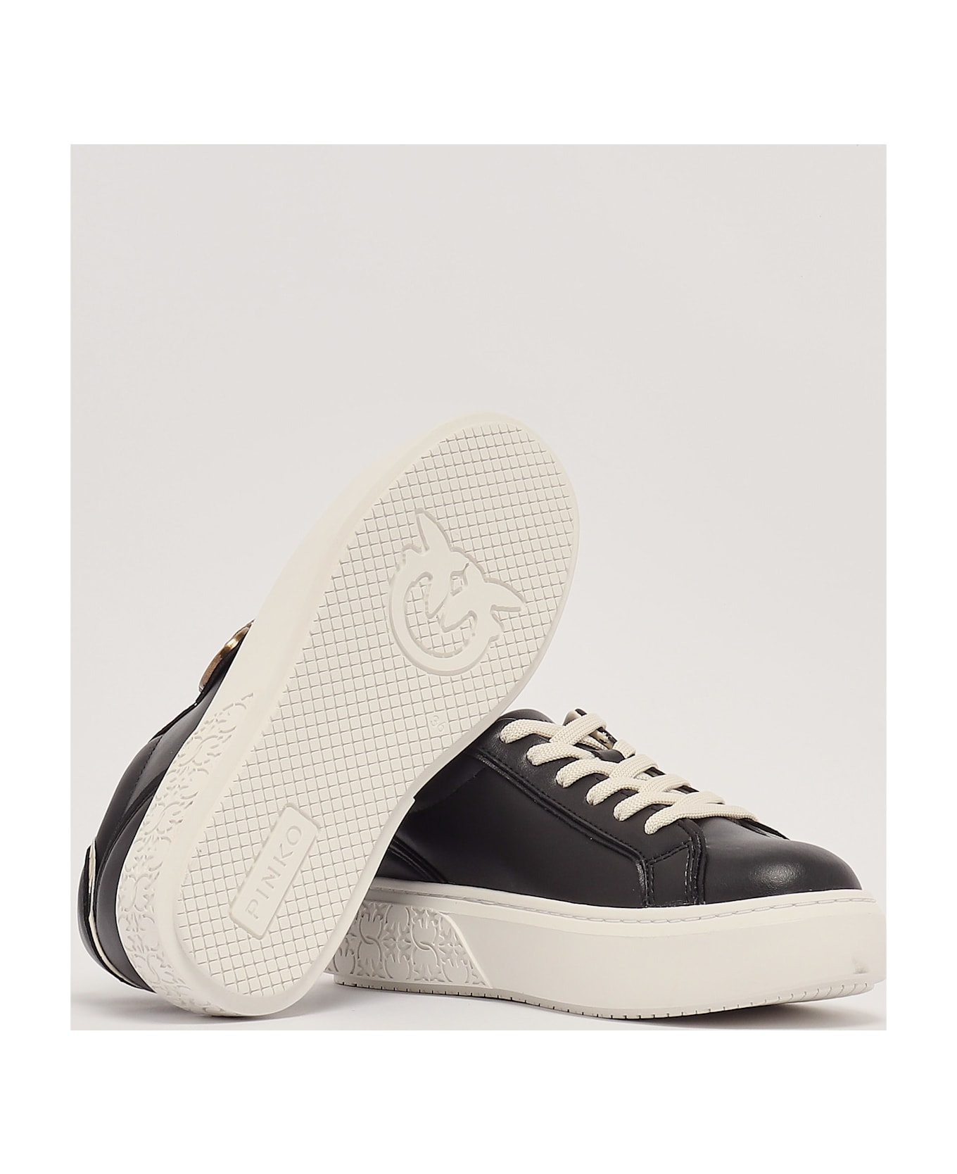 Pinko Yoko 01 Sneaker - NERO-PLATINO