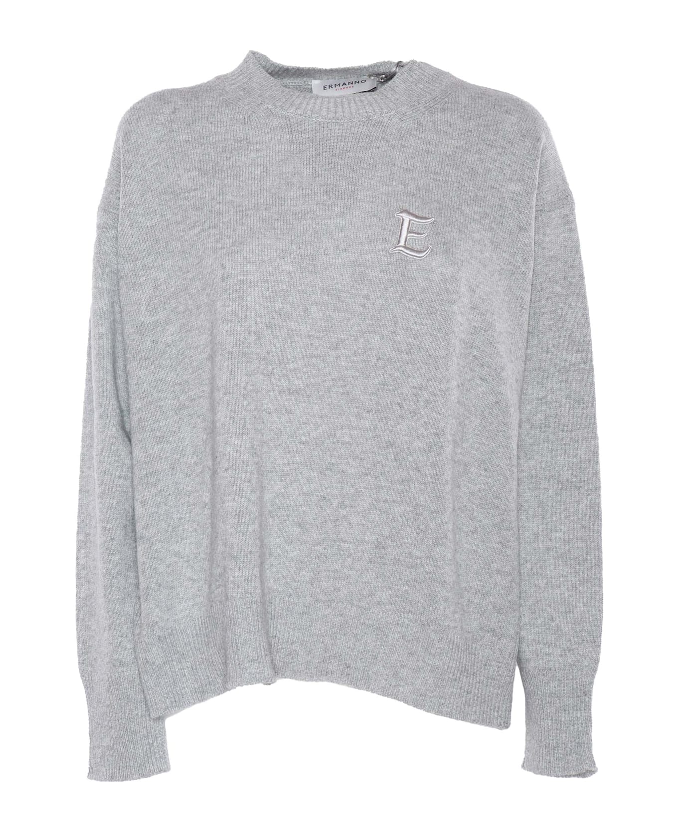 Ermanno Ermanno Scervino Knitted Fabric With Insert - GREY