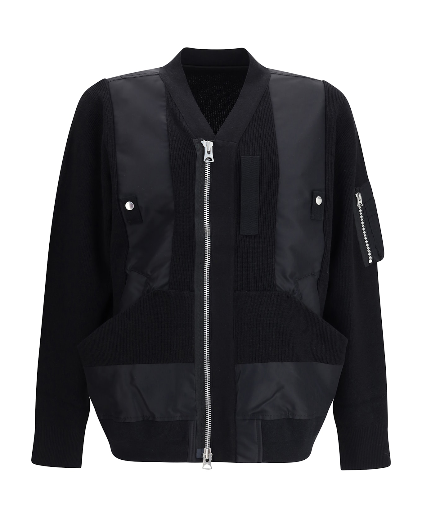 Sacai Zip Paneled Jacket